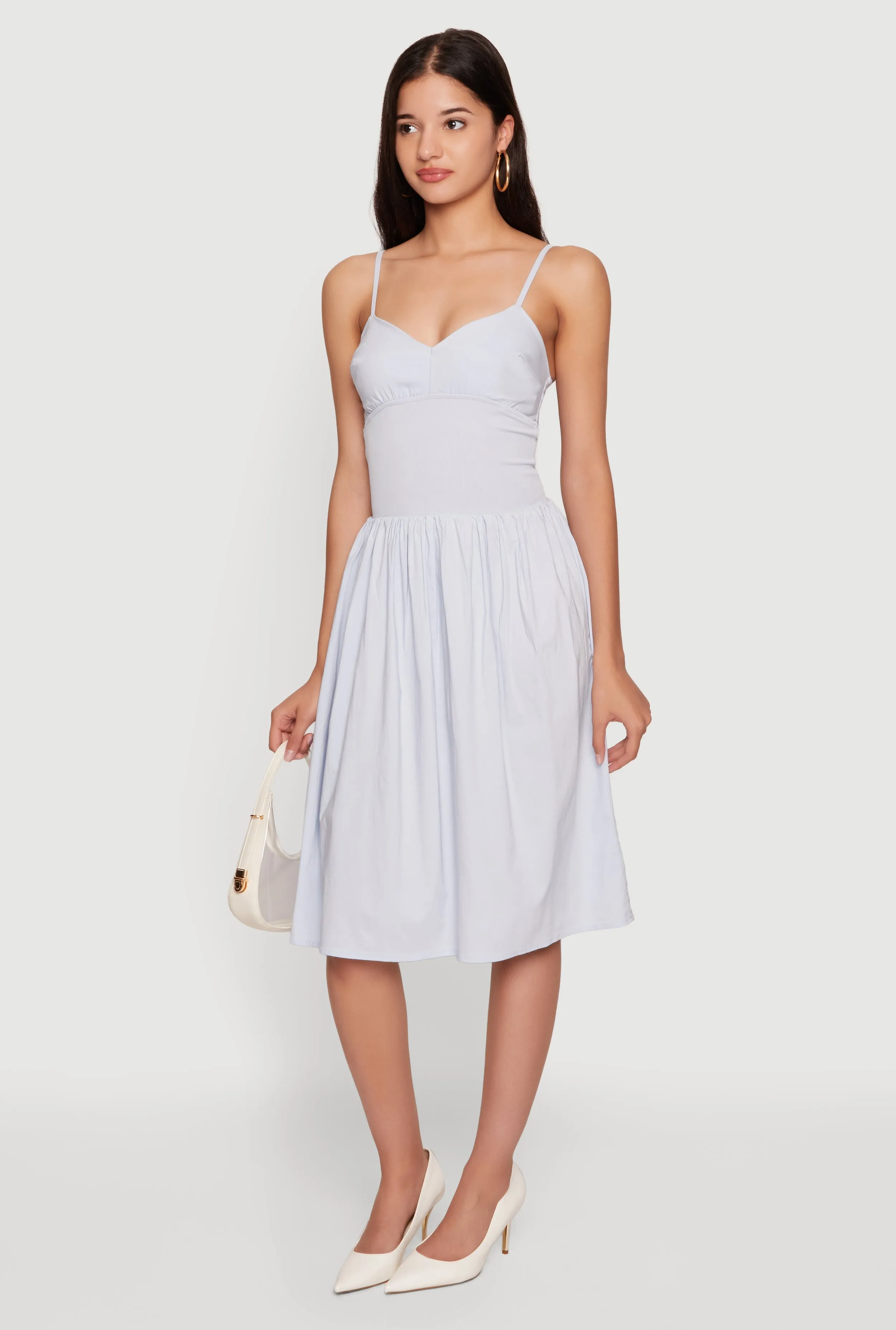 Sleeveless Sweetheart Midi Dress sold by Rainbow product image thumbnail 2