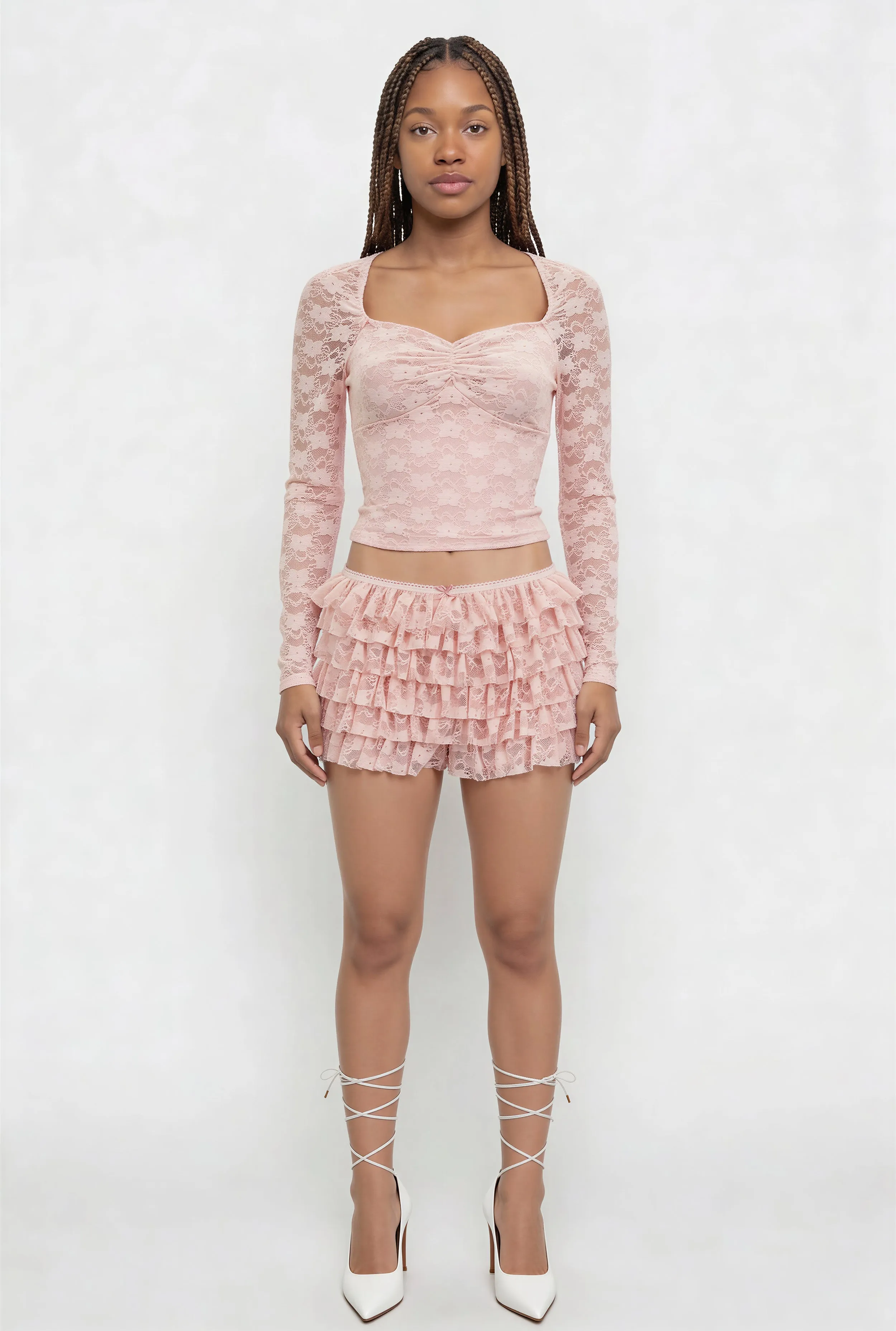 Floral Lace Long Sleeve Top sold by Rainbow product image thumbnail 2