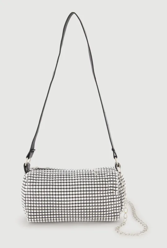 Rhinestone Barrel Bag made by Rainbow