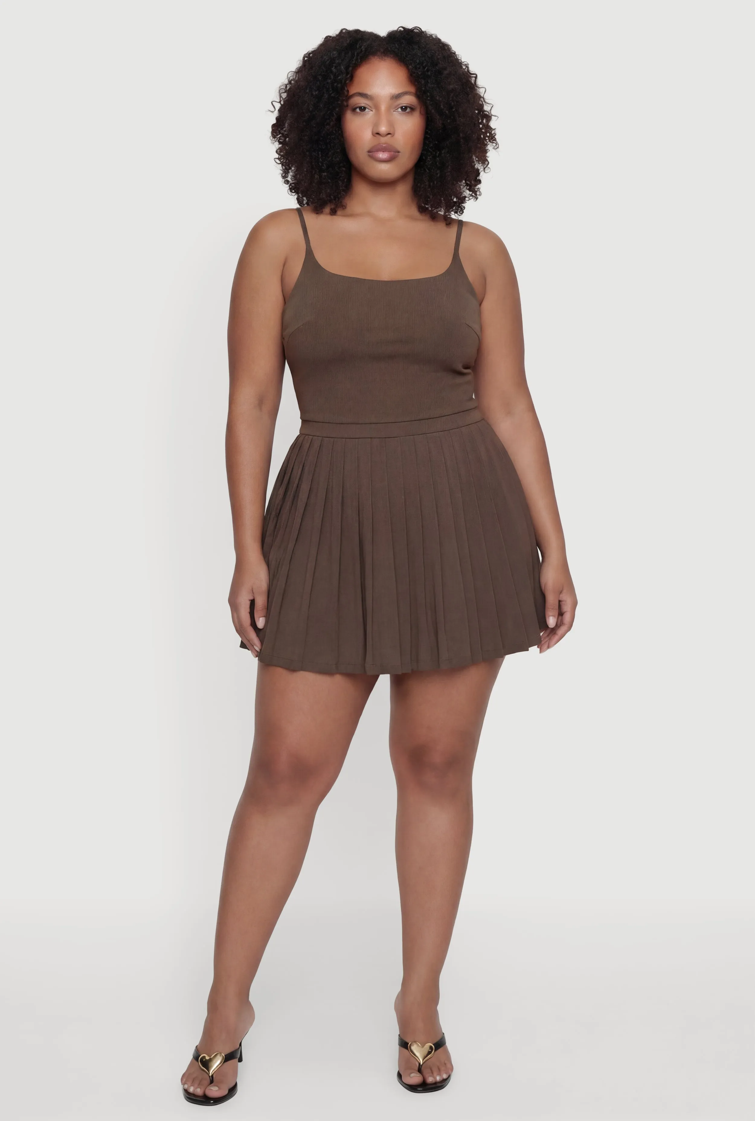 Plus Size Open Back Tennis Dress with Shorts Lining sold by Rainbow product image thumbnail 5
