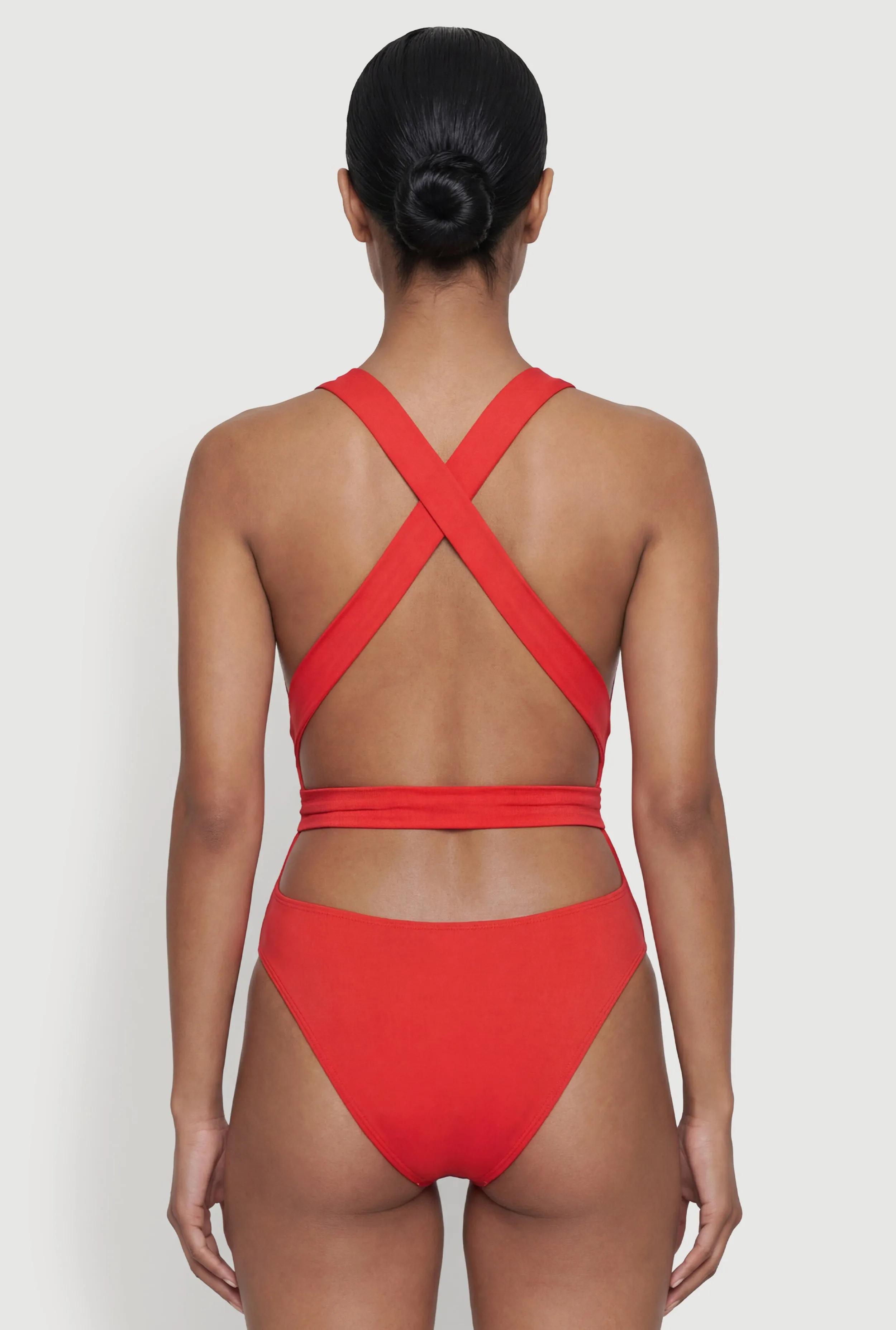 Plunge Cross Back One Piece Swimsuit sold by Rainbow product image thumbnail 5