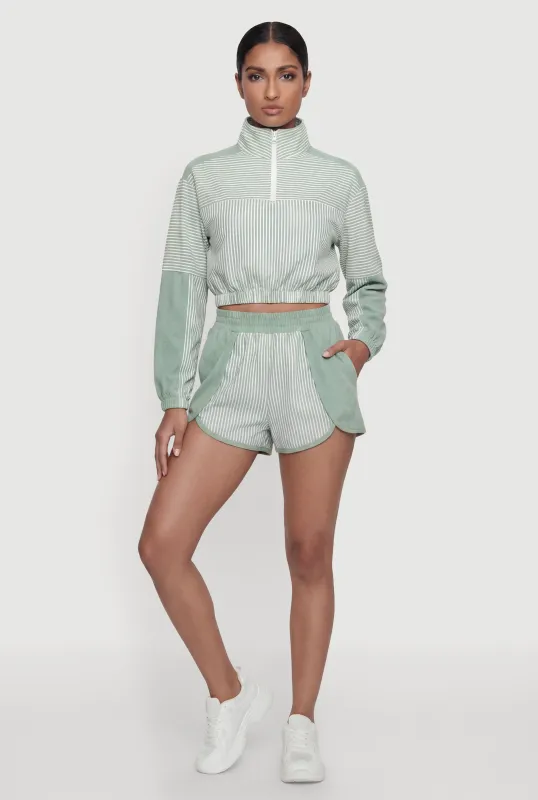 Striped Dolphin Shorts made by Rainbow