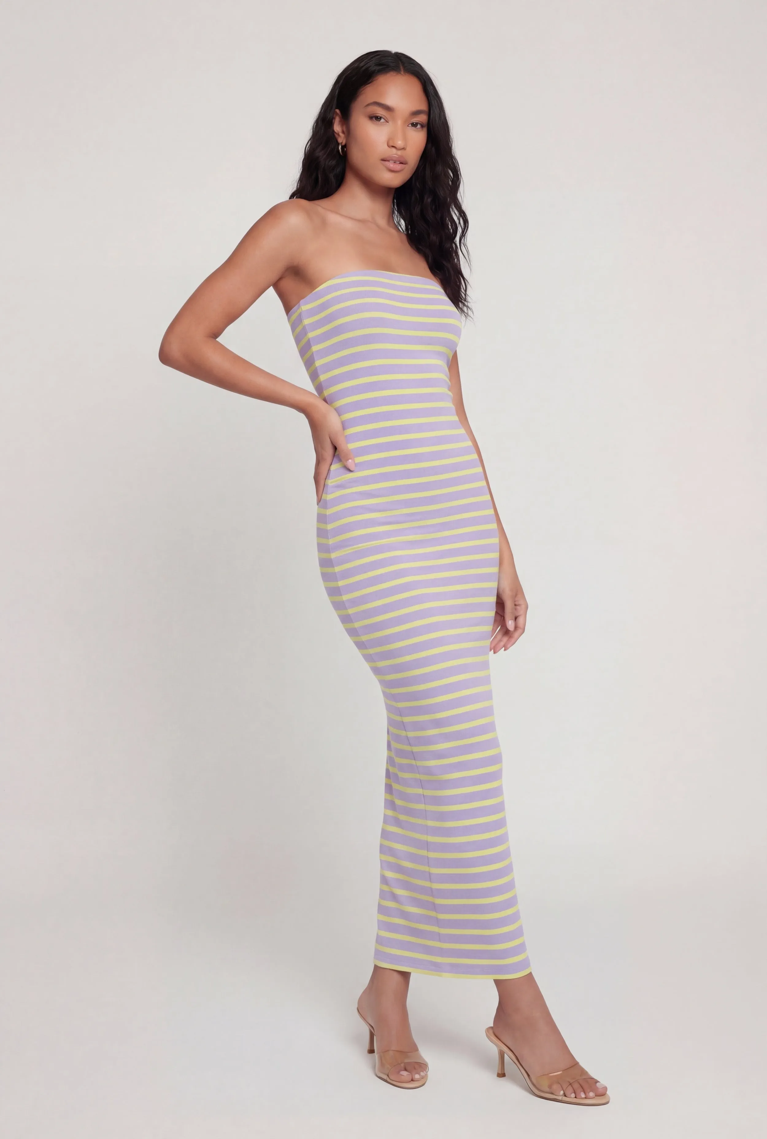 Striped Tube Midi Dress sold by Rainbow product image thumbnail 2