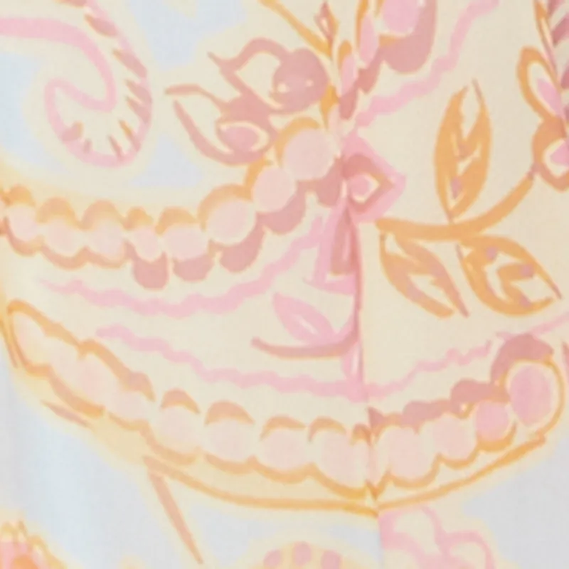 Plus Size Paisley Print Sleeveless V Neck Sundress sold by Rainbow product image thumbnail 4
