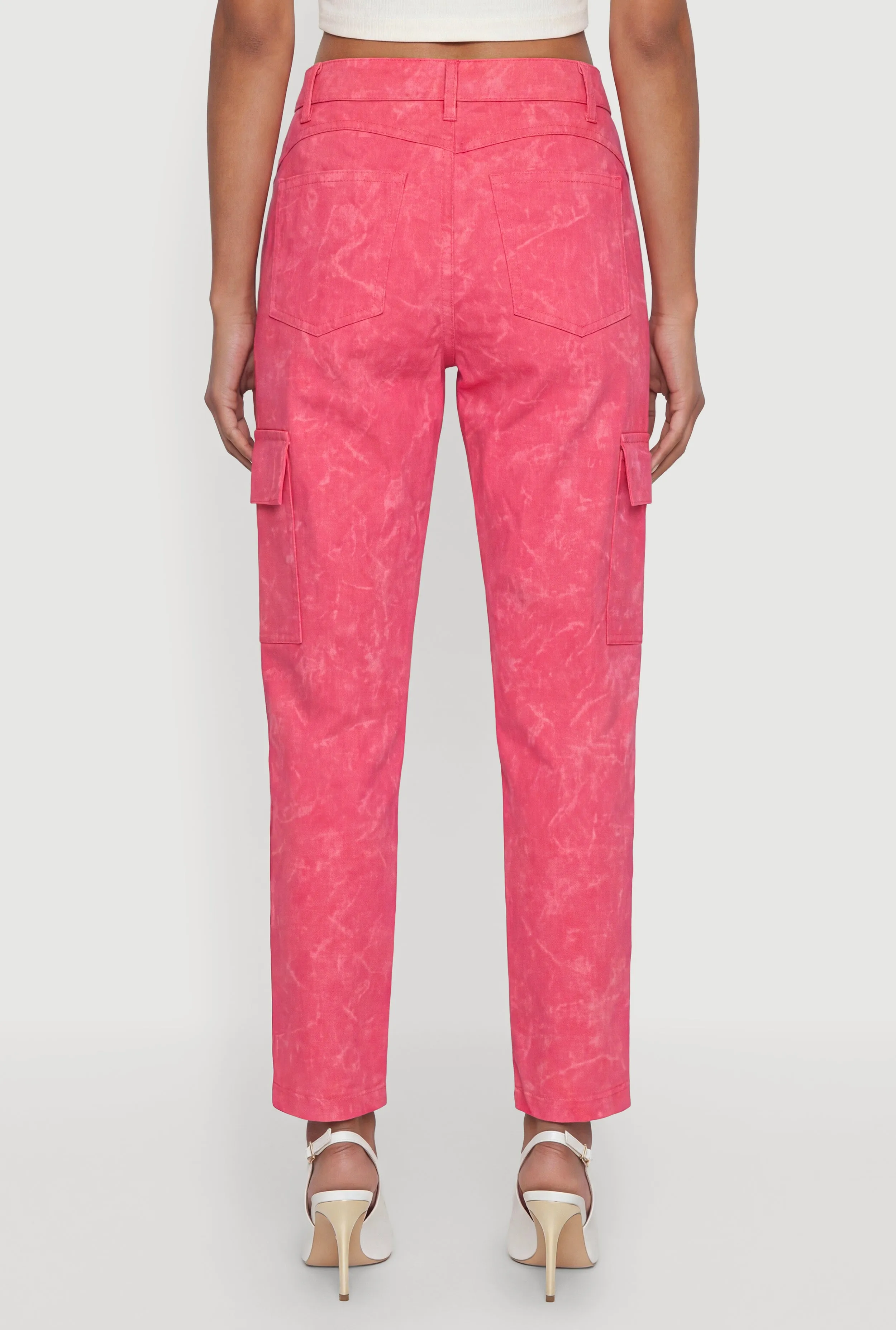 Hyper Stretch High Waisted Pull On Cargo Pants sold by Rainbow product image thumbnail 5