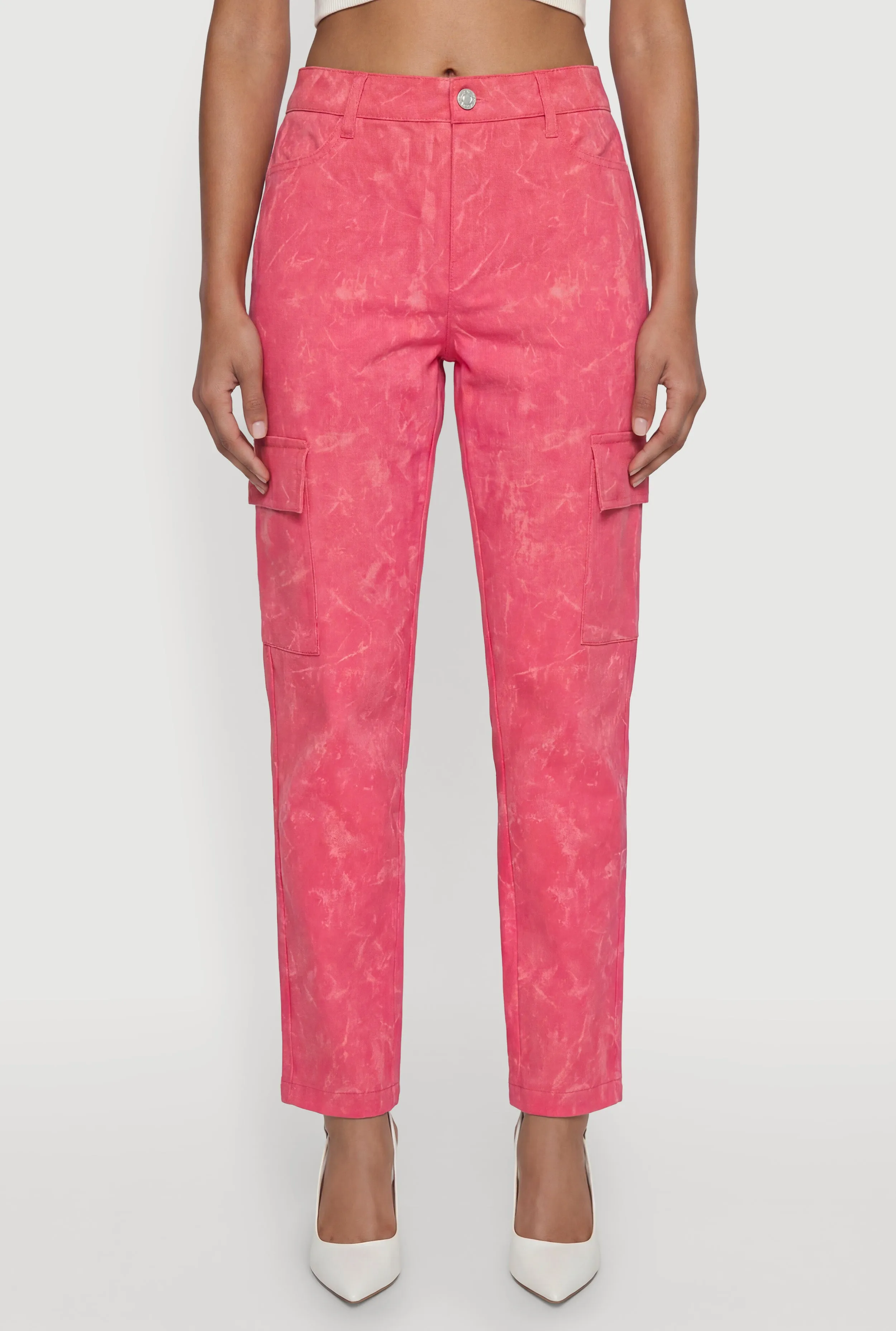 Hyper Stretch High Waisted Pull On Cargo Pants sold by Rainbow product image thumbnail 3