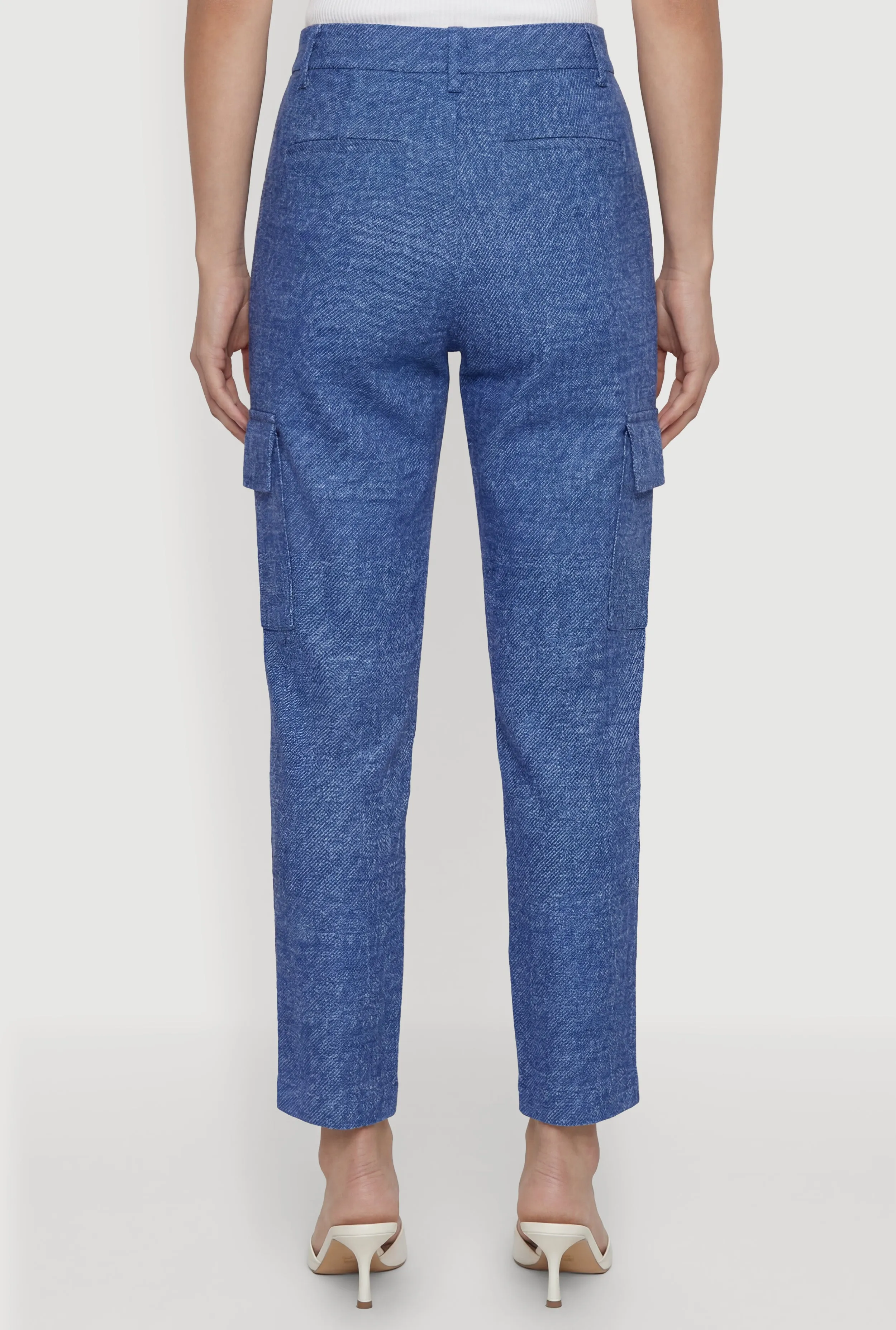 Hyper Stretch High Waisted Pull On Cargo Pants sold by Rainbow product image thumbnail 5