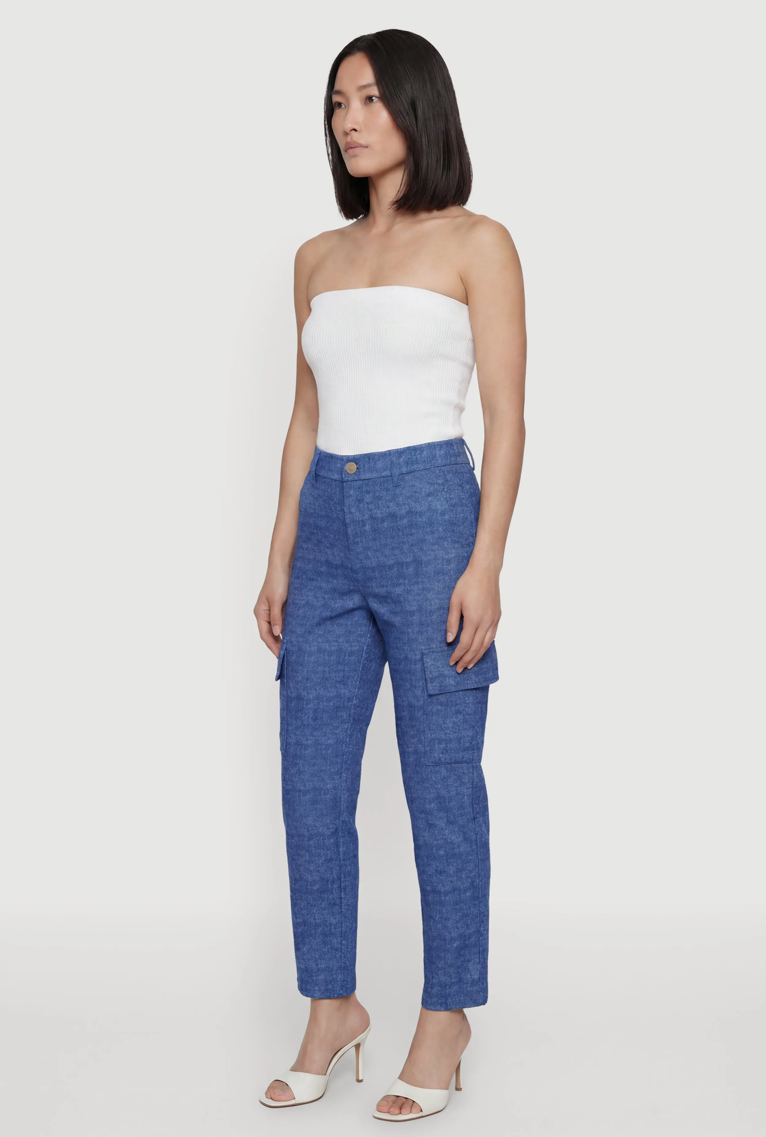 Hyper Stretch High Waisted Pull On Cargo Pants sold by Rainbow product image thumbnail 2