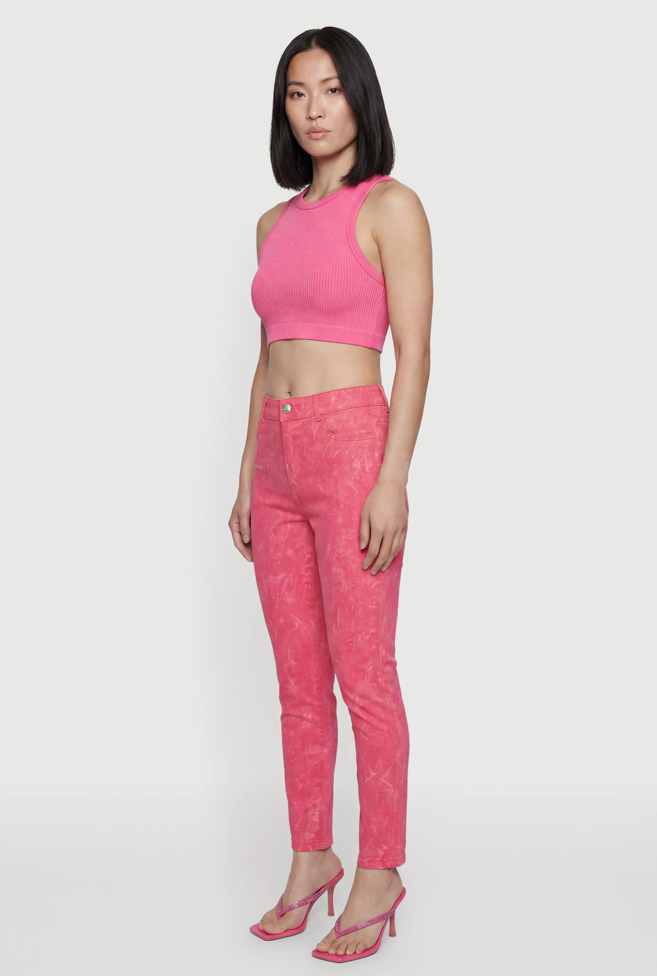 Hyper Stretch High Waisted Pull On Skinny Pants sold by Rainbow product image thumbnail 2