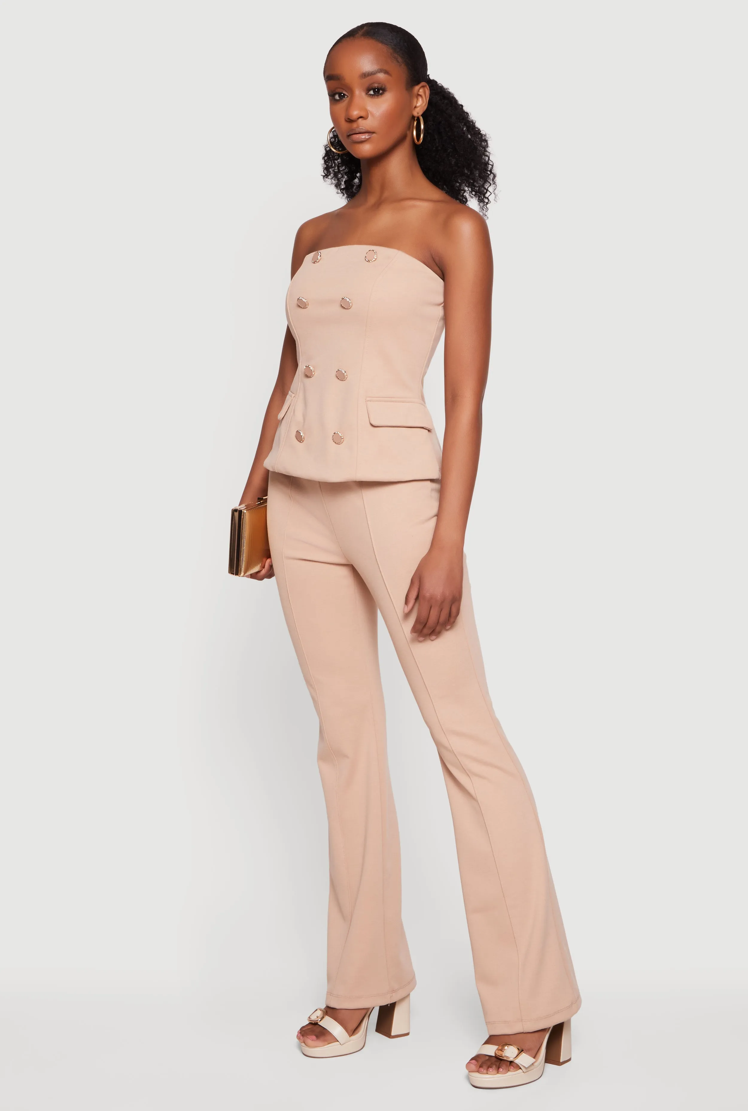 Ponte Boot Cut Pull On Dress Pants sold by Rainbow product image thumbnail 2