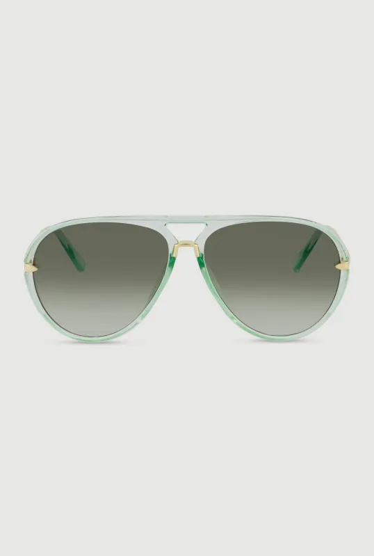Transparent Aviator Sunglasses made by Rainbow