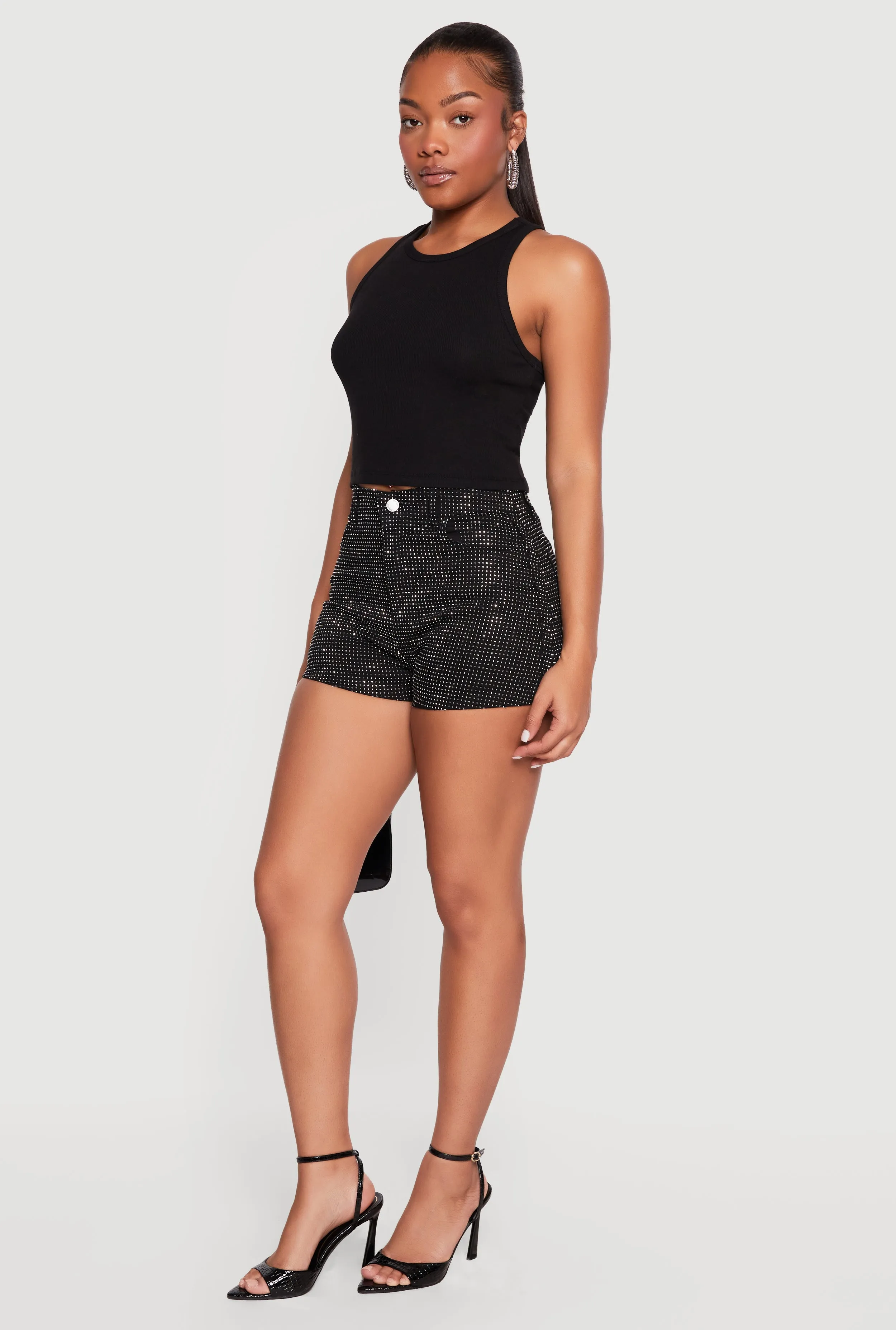 Trendy Rhinestone Shorts sold by Rainbow product image thumbnail 2