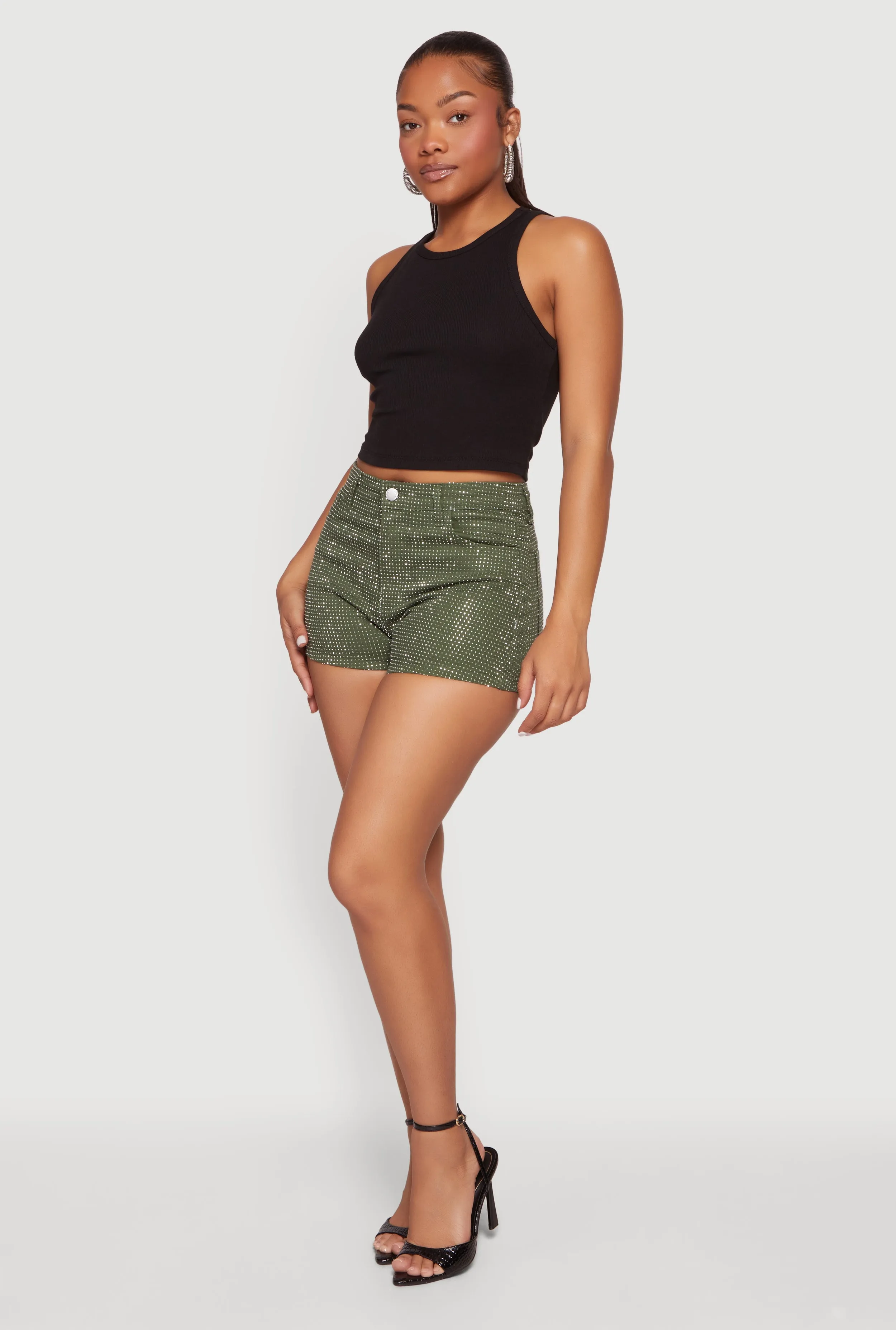 Trendy Rhinestone Shorts sold by Rainbow product image thumbnail 2