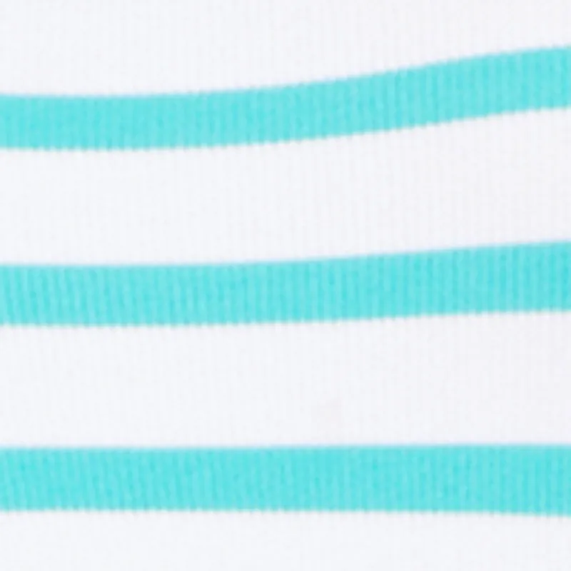 Striped Ribbed Cropped Racerback Tank Top sold by Rainbow product image thumbnail 4