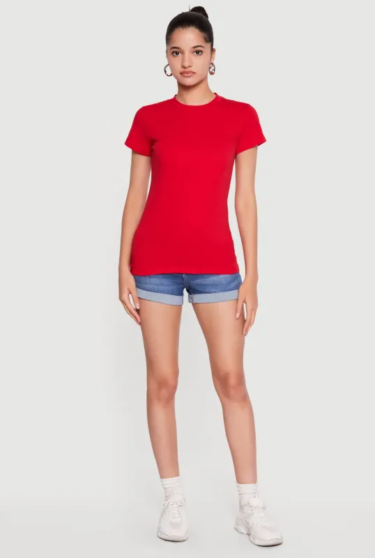 Short Sleeve Crew Neck Tee made by Rainbow