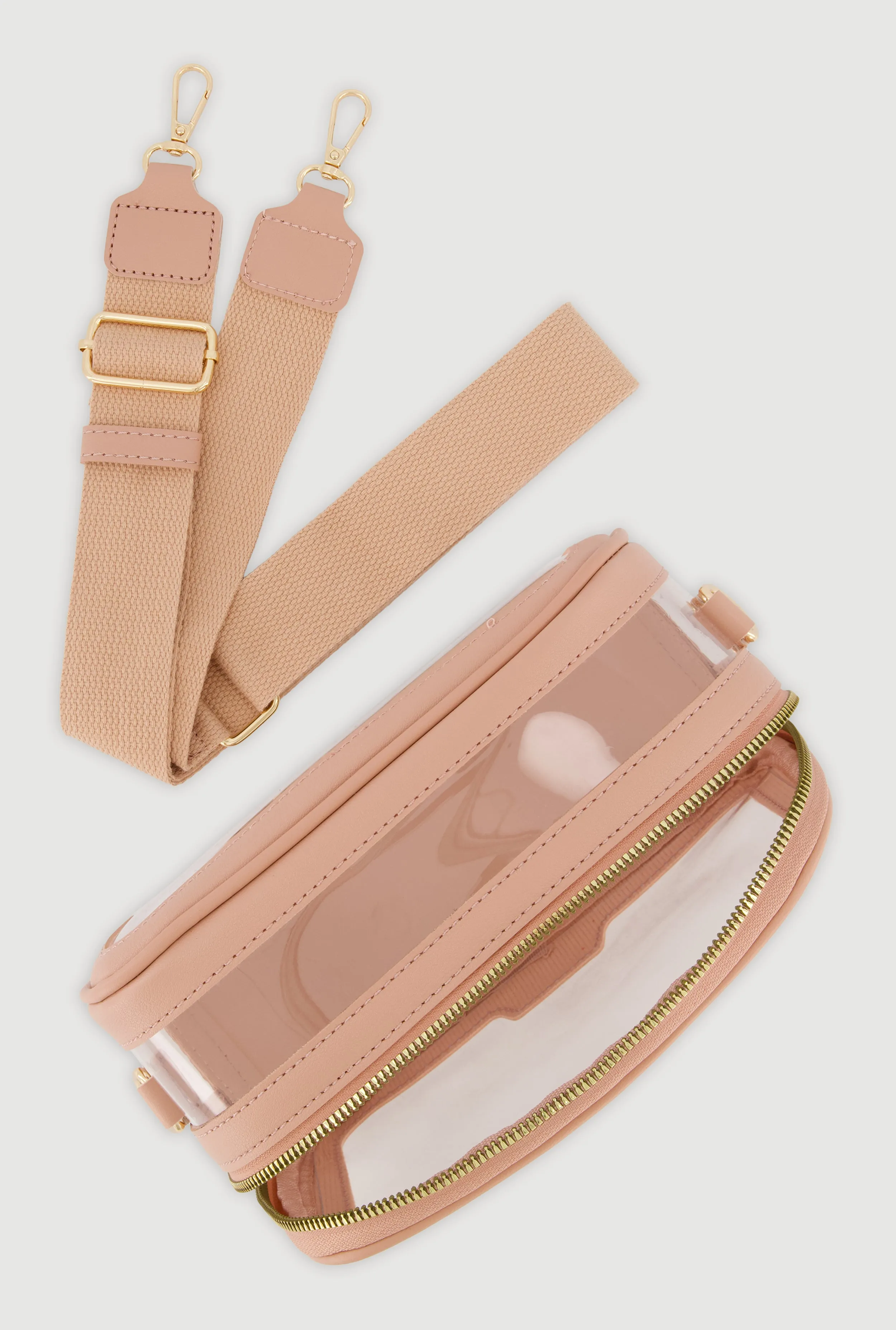 Contrast Trim Clear Crossbody Bag sold by Rainbow product image thumbnail 5