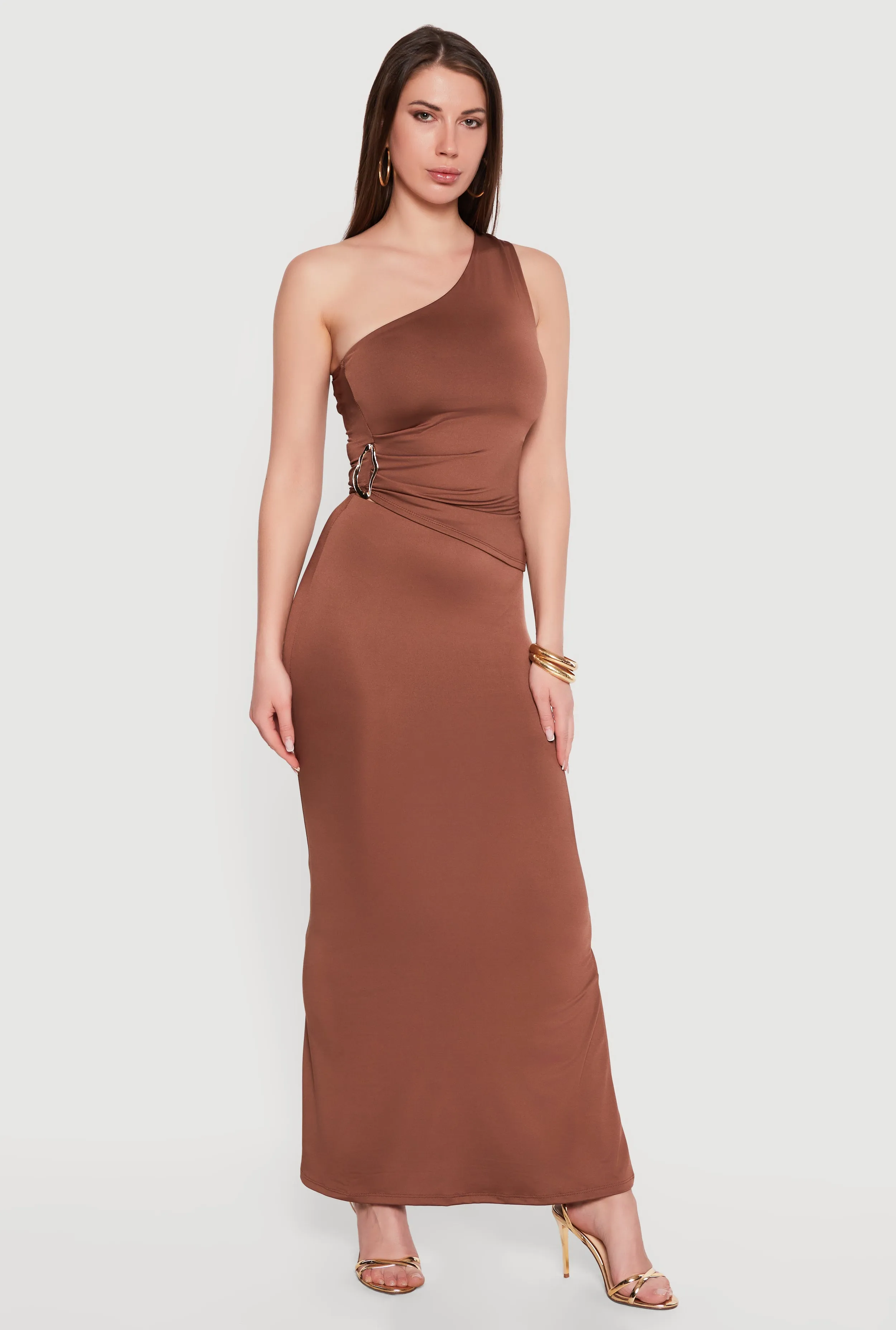 Solid High Waisted Mermaid Maxi Skirt sold by Rainbow product image thumbnail 2