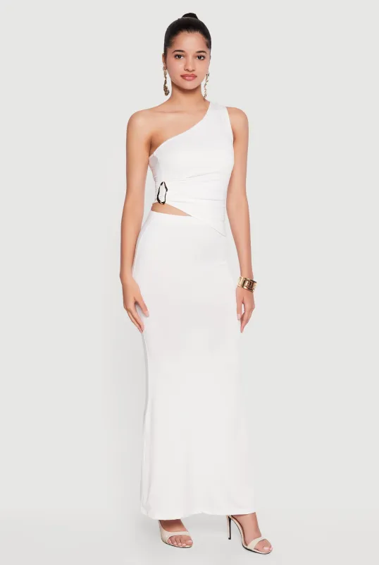 Solid High Waisted Mermaid Maxi Skirt made by iris