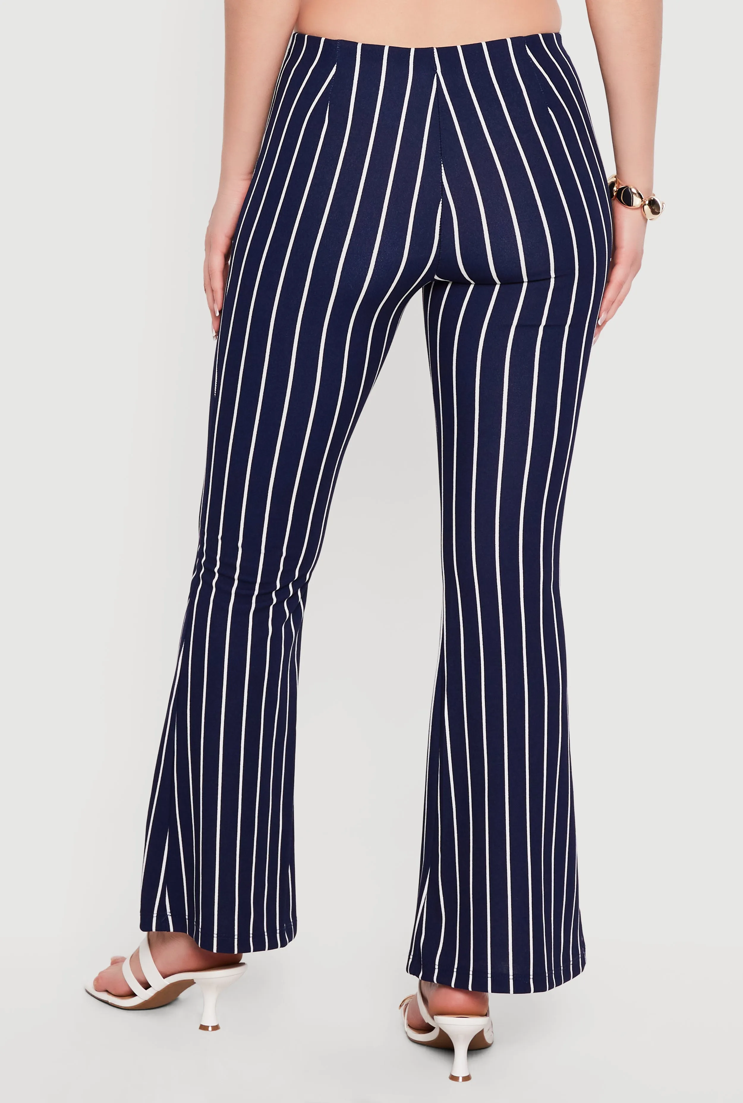 Striped Pull On Flare Pants sold by Rainbow product image thumbnail 5