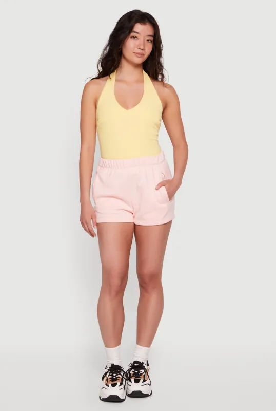 Fleece Sweatshorts with Pockets made by Rainbow