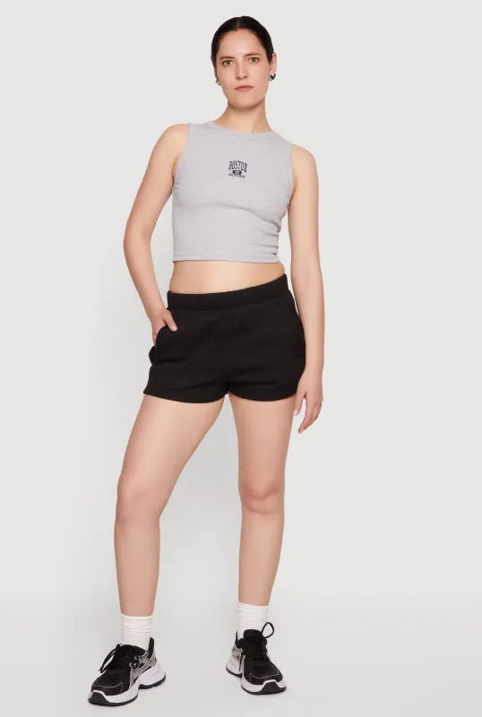 Fleece Sweatshorts with Pockets made by Rainbow