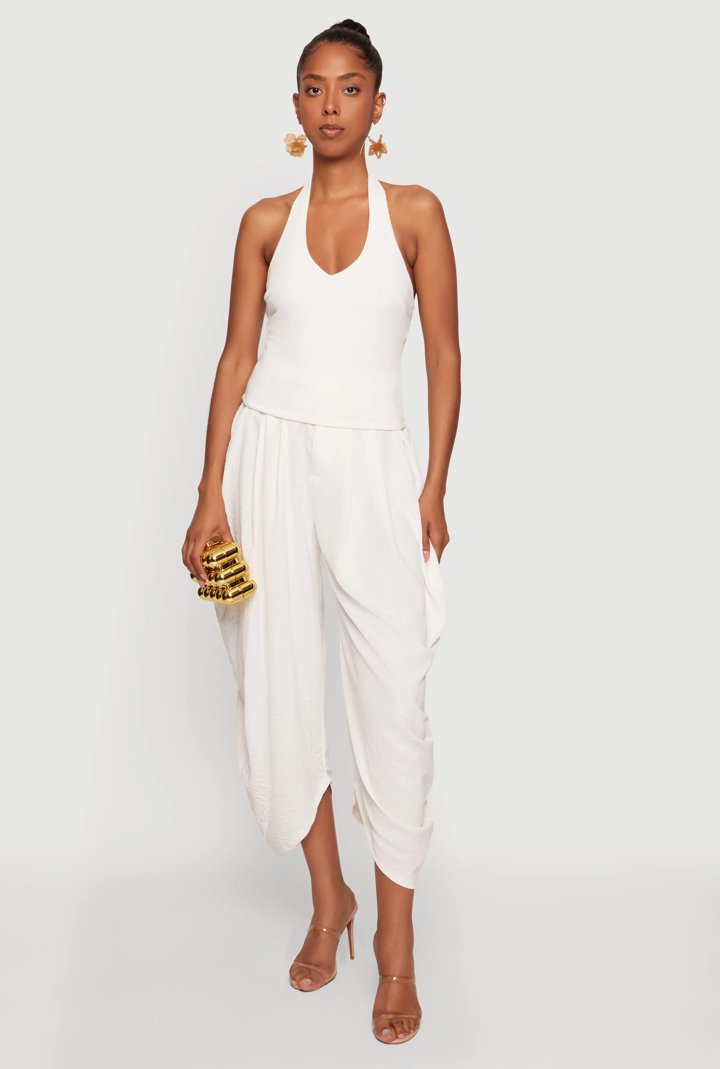 Pleated Harem Dress Pants sold by Rainbow