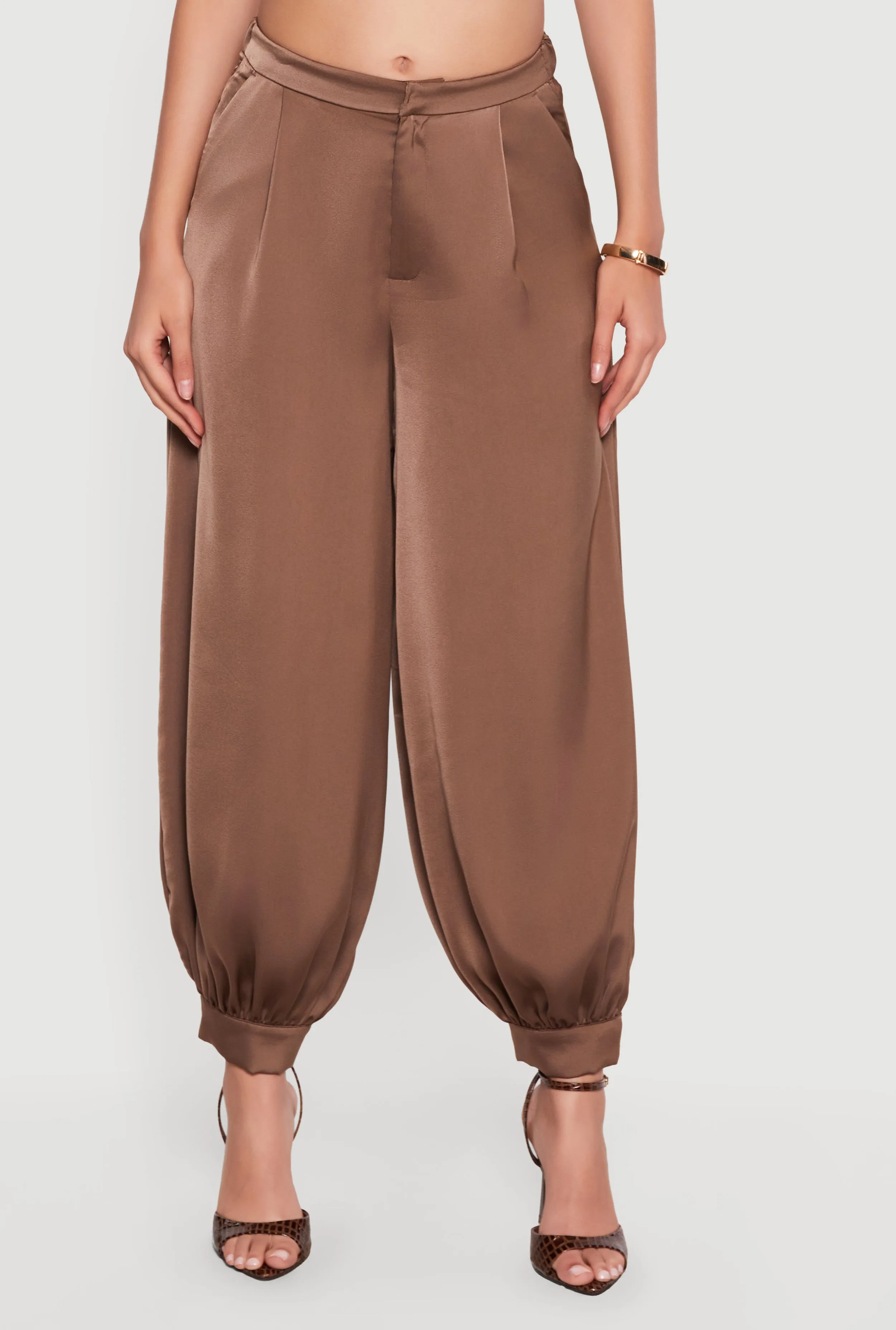 Satin Tapered Leg Harem Pants sold by Rainbow product image thumbnail 3