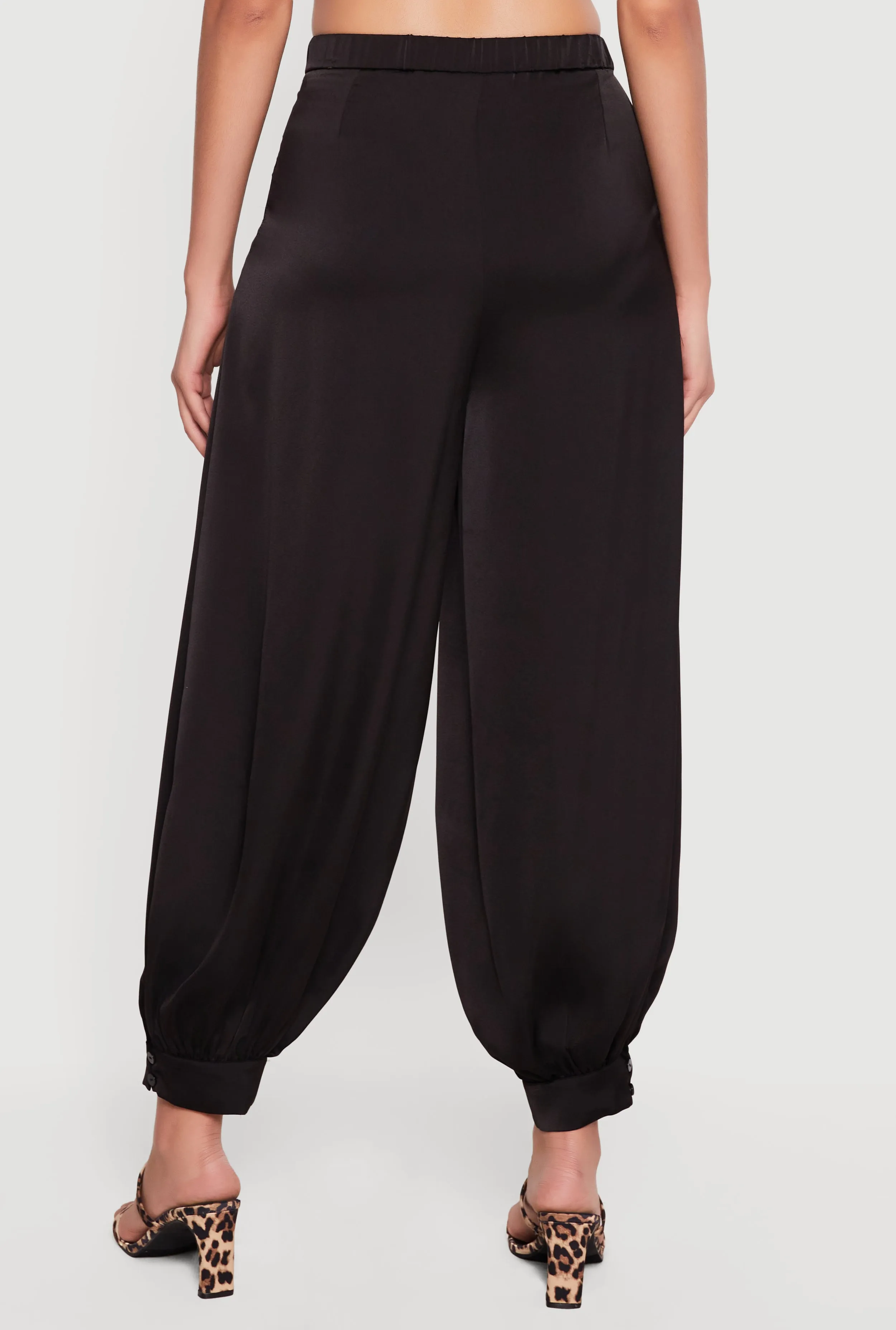 Satin Tapered Leg Harem Pants sold by Rainbow product image thumbnail 5