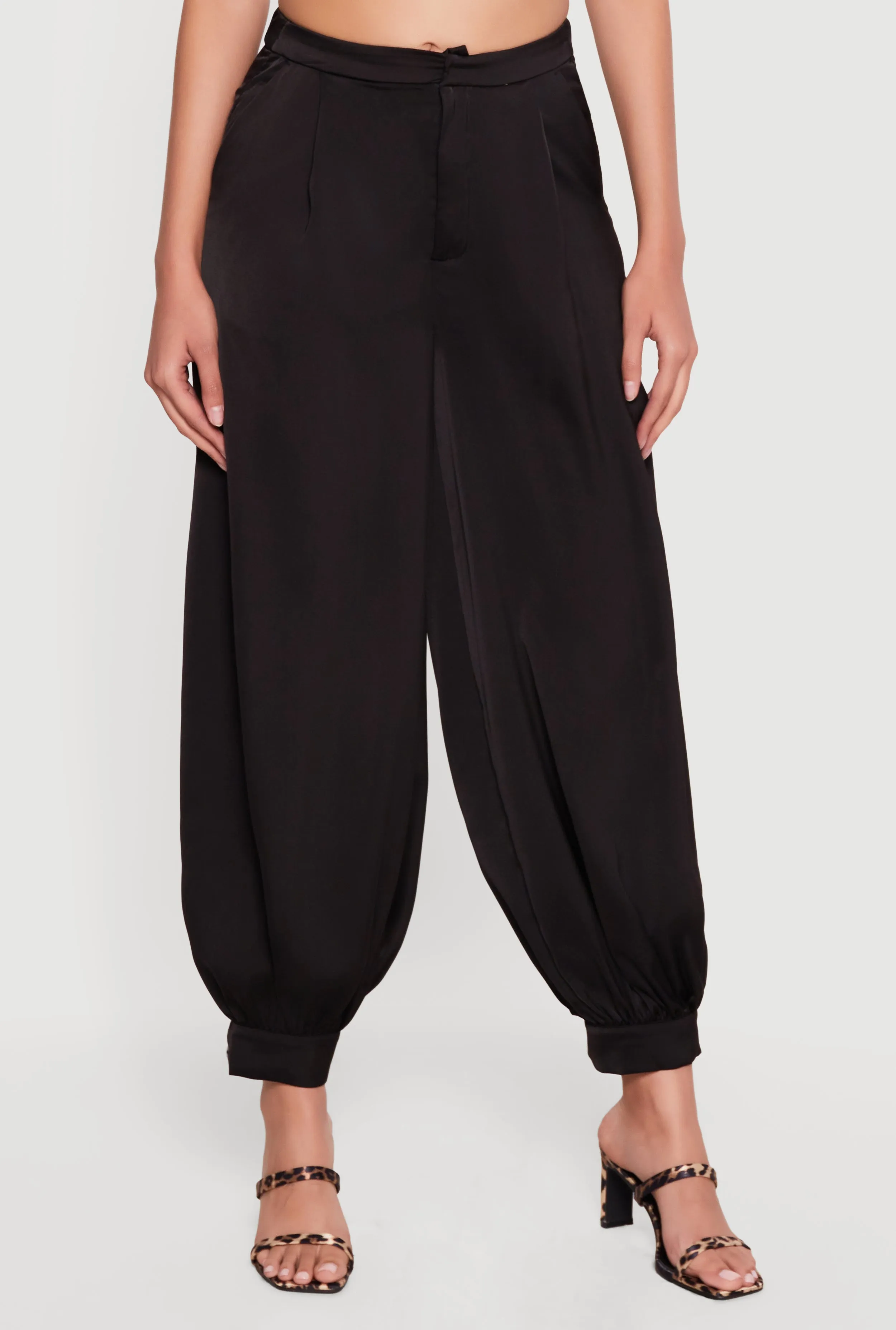 Satin Tapered Leg Harem Pants sold by Rainbow product image thumbnail 3