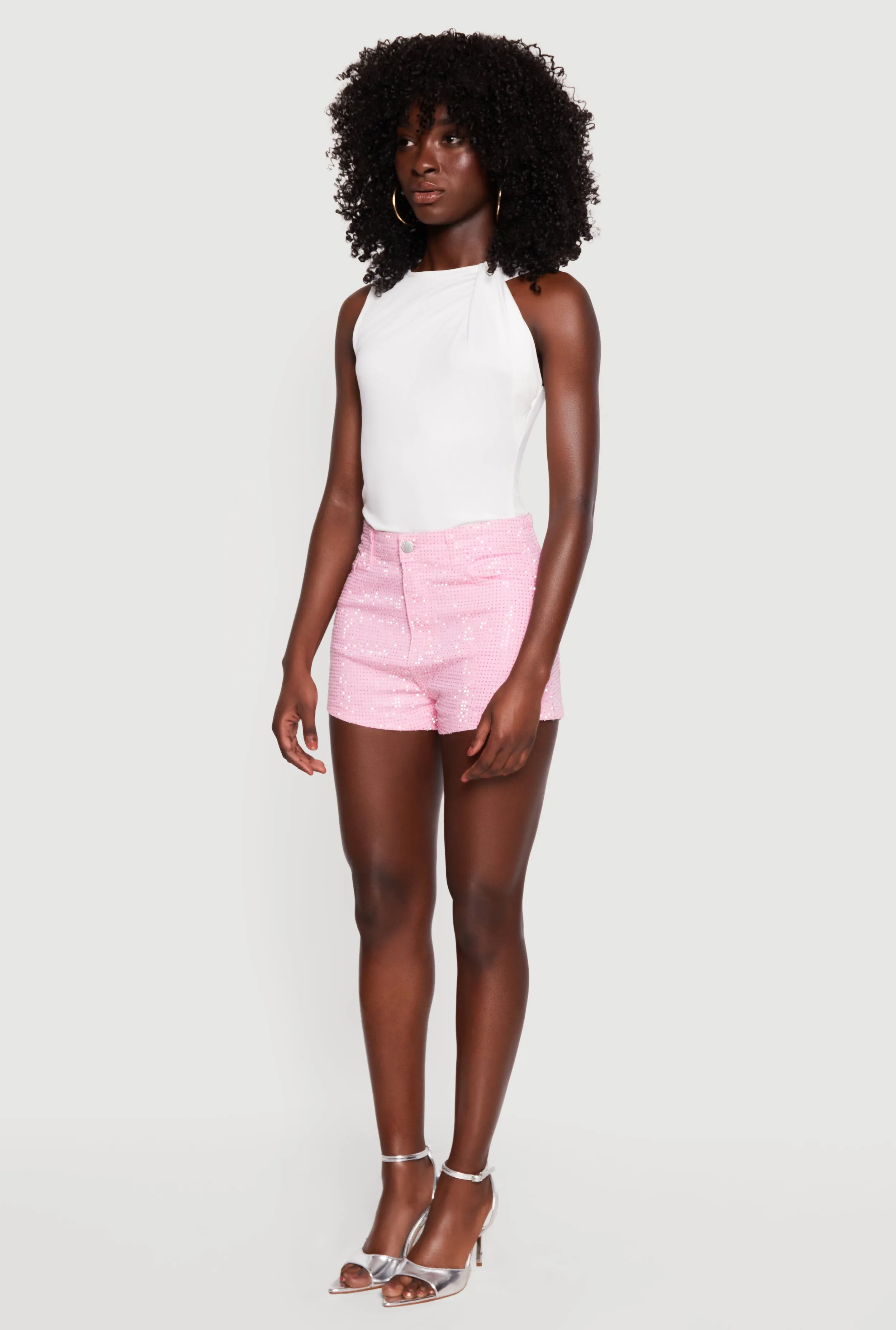 Trendy Rhinestone Shorts sold by Rainbow product image thumbnail 2