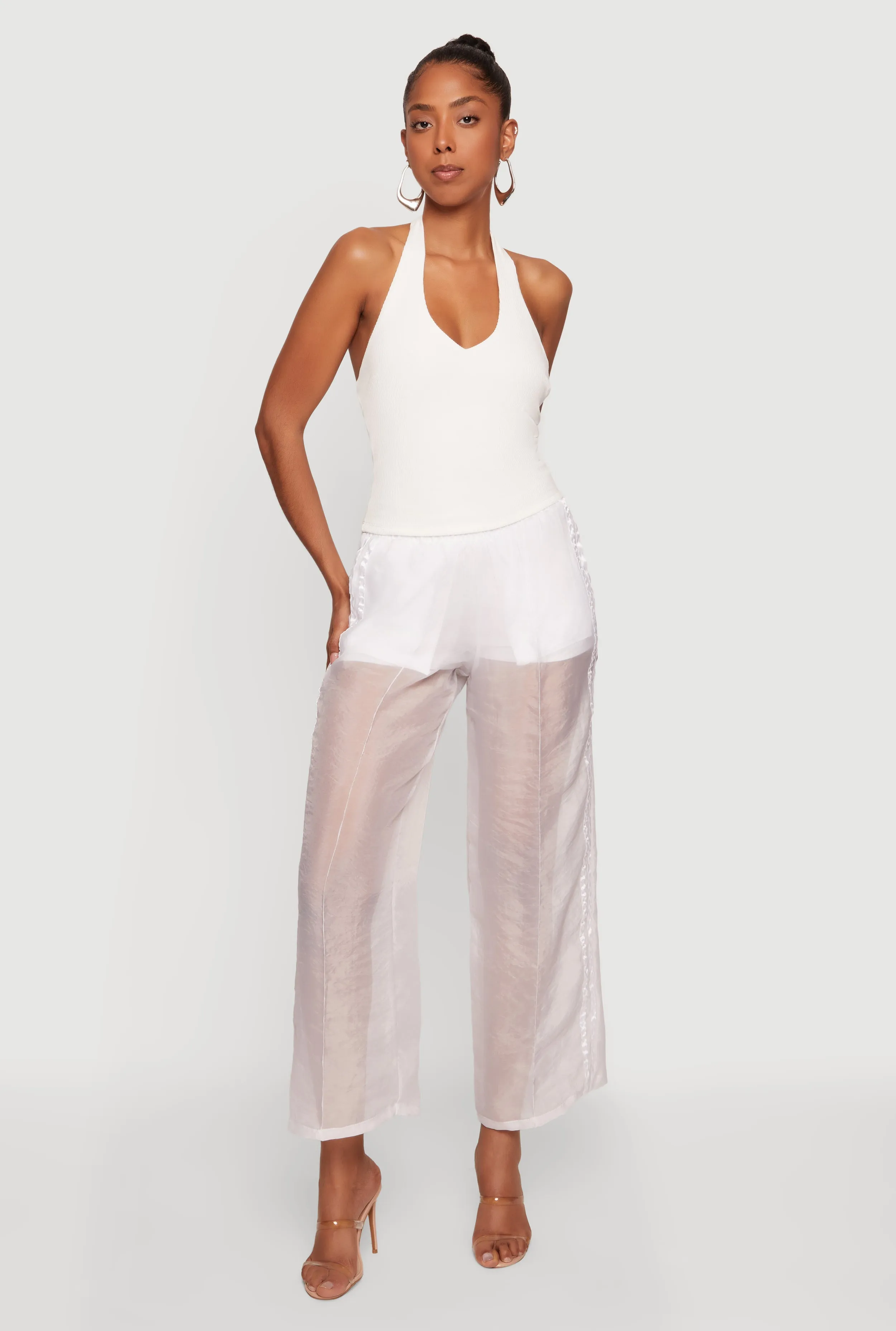 Organza Varsity Stripe Straight Leg Pants sold by Rainbow product image thumbnail 2