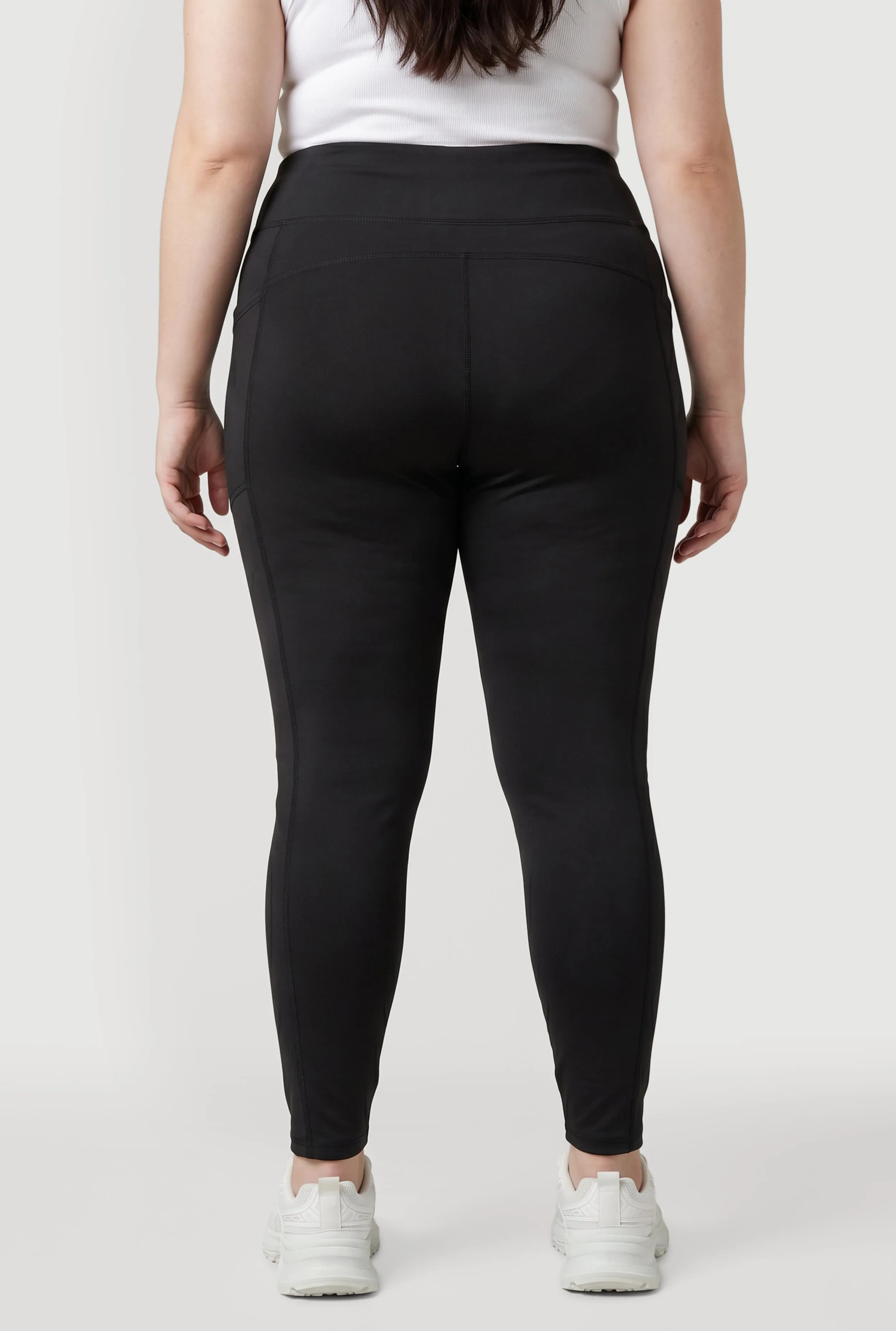 Plus Size High Waist Leggings with Cell Phone Pockets sold by Rainbow product image thumbnail 5