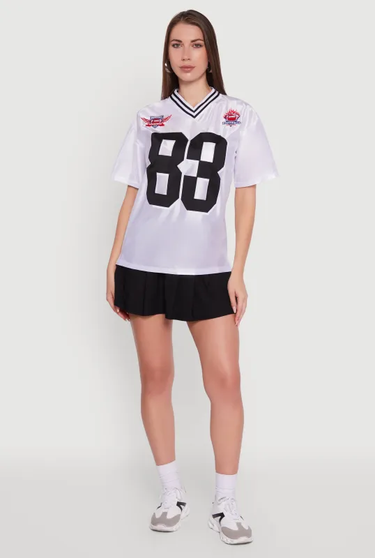 Fabulous 83 Graphic Football Jersey made by Rainbow