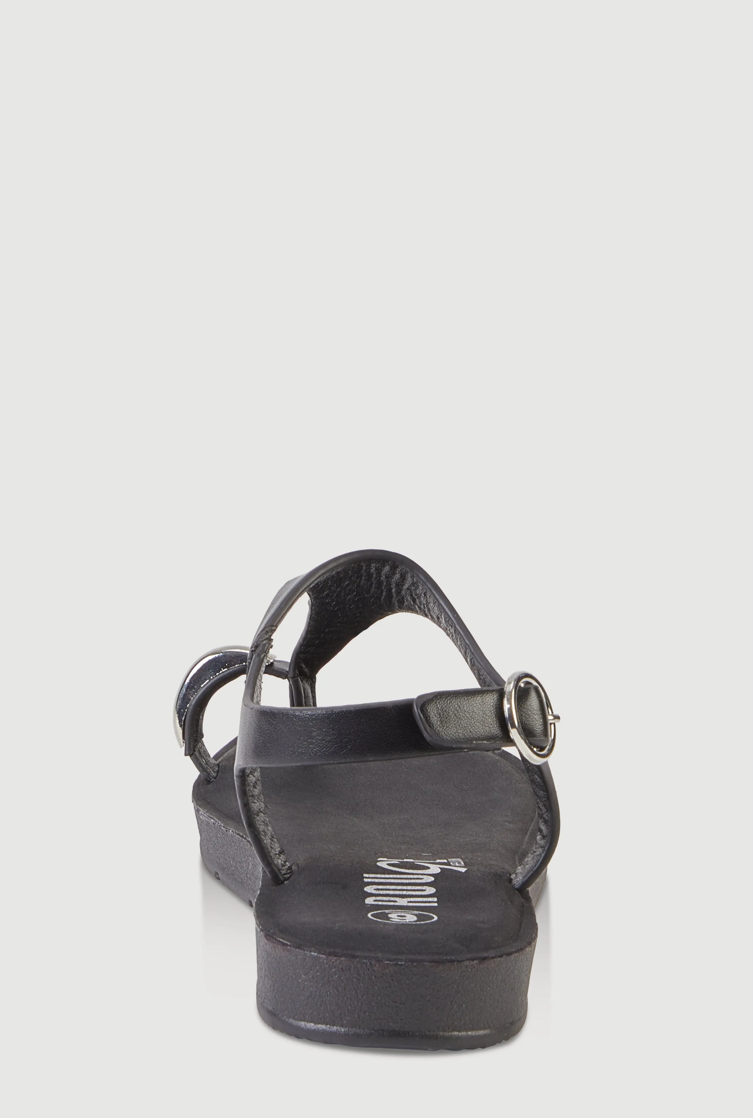 Metallic Detail Toe Loop Ankle Strap Sandals sold by Rainbow product image thumbnail 3