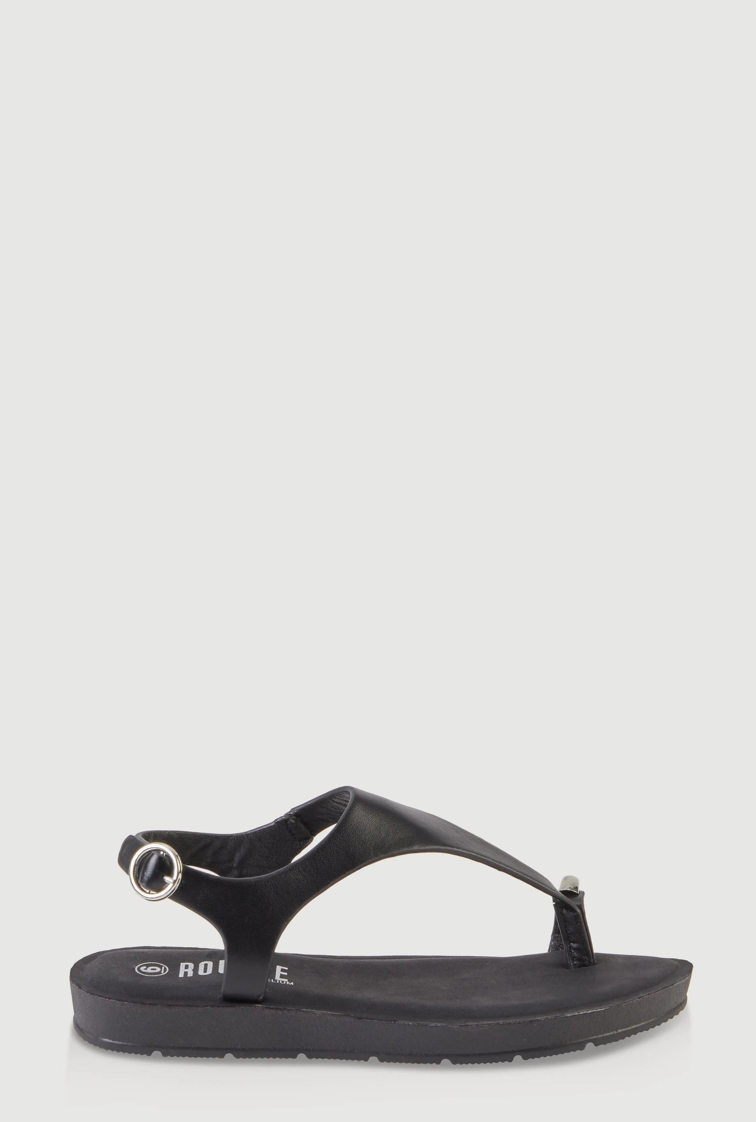 Metallic Detail Toe Loop Ankle Strap Sandals sold by Rainbow product image thumbnail 2