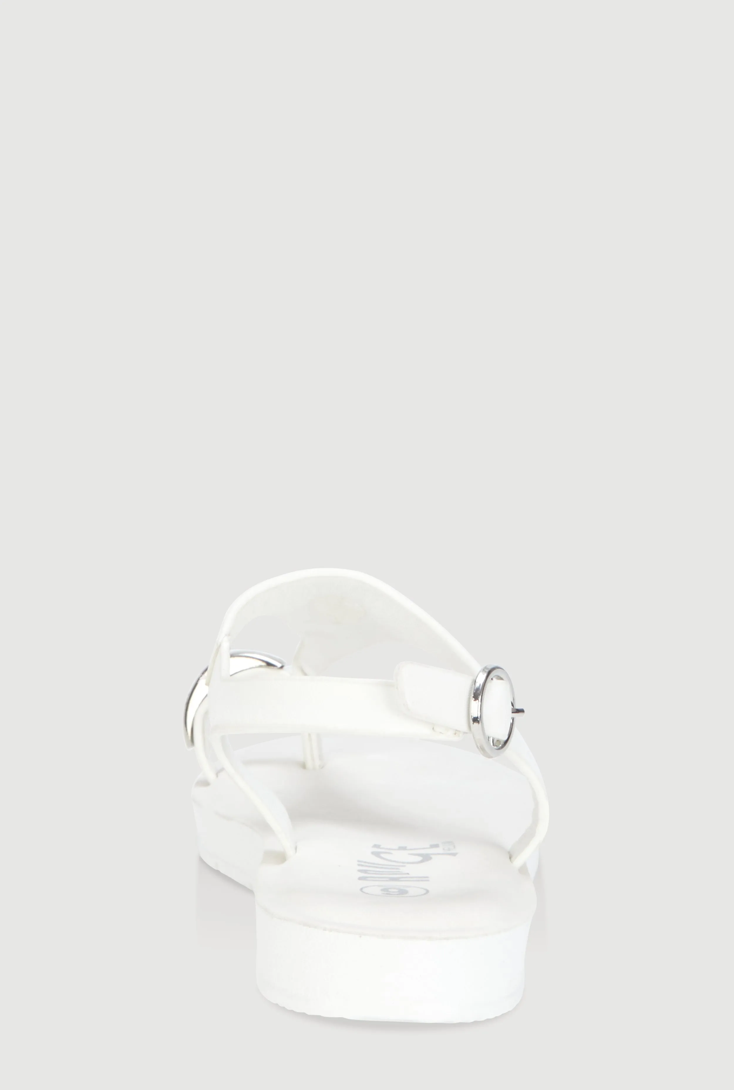 Metallic Detail Toe Loop Ankle Strap Sandals sold by Rainbow product image thumbnail 3