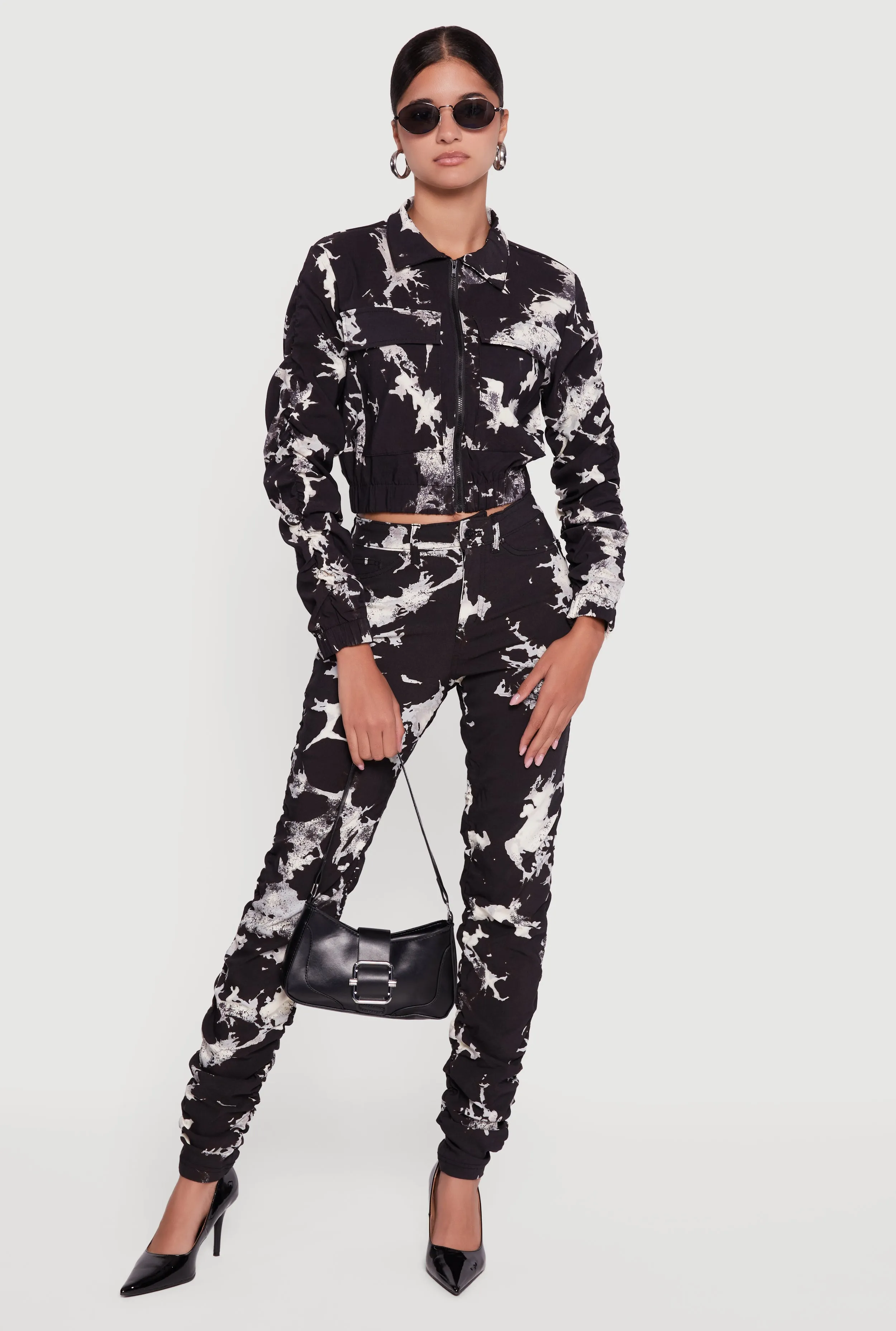 Printed Pattern Stacked Pants sold by Rainbow product image thumbnail 2