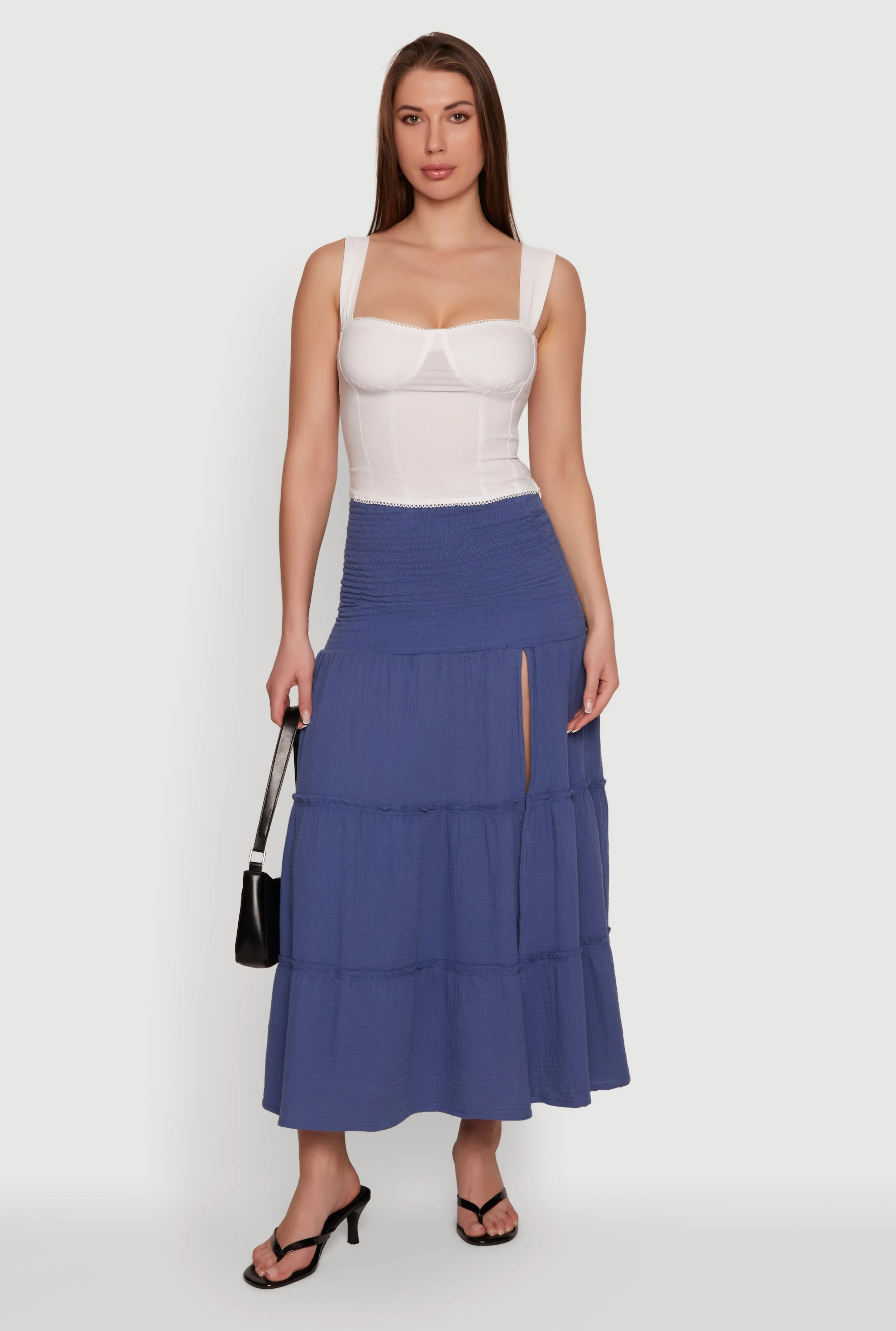 Crochet Trim Bustier Top sold by Rainbow product image thumbnail 3