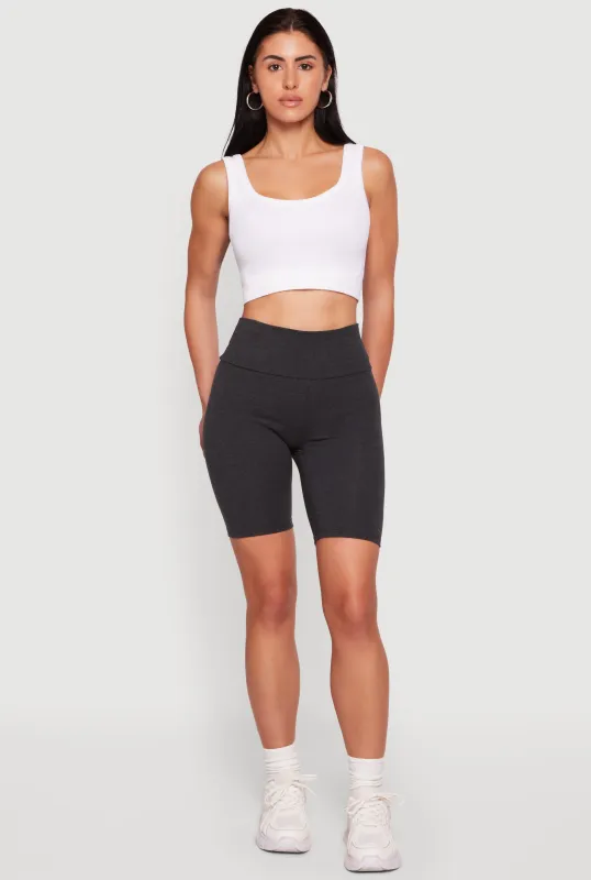 High Waisted Bike Shorts made by Ambiance