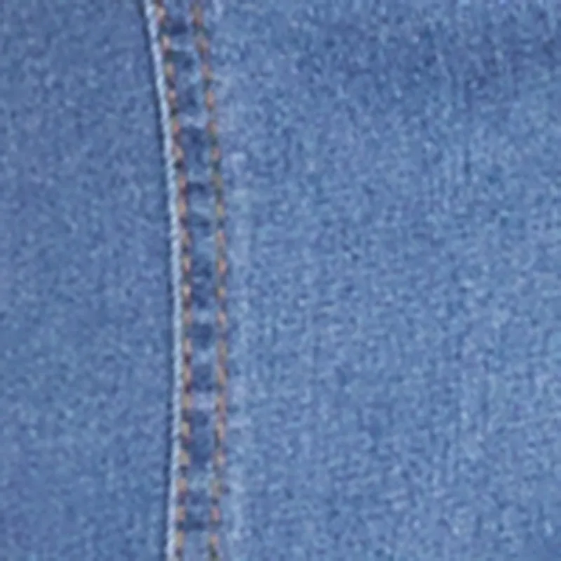 Denim Button Front Cargo Pocket Romper sold by Rainbow product image thumbnail 4