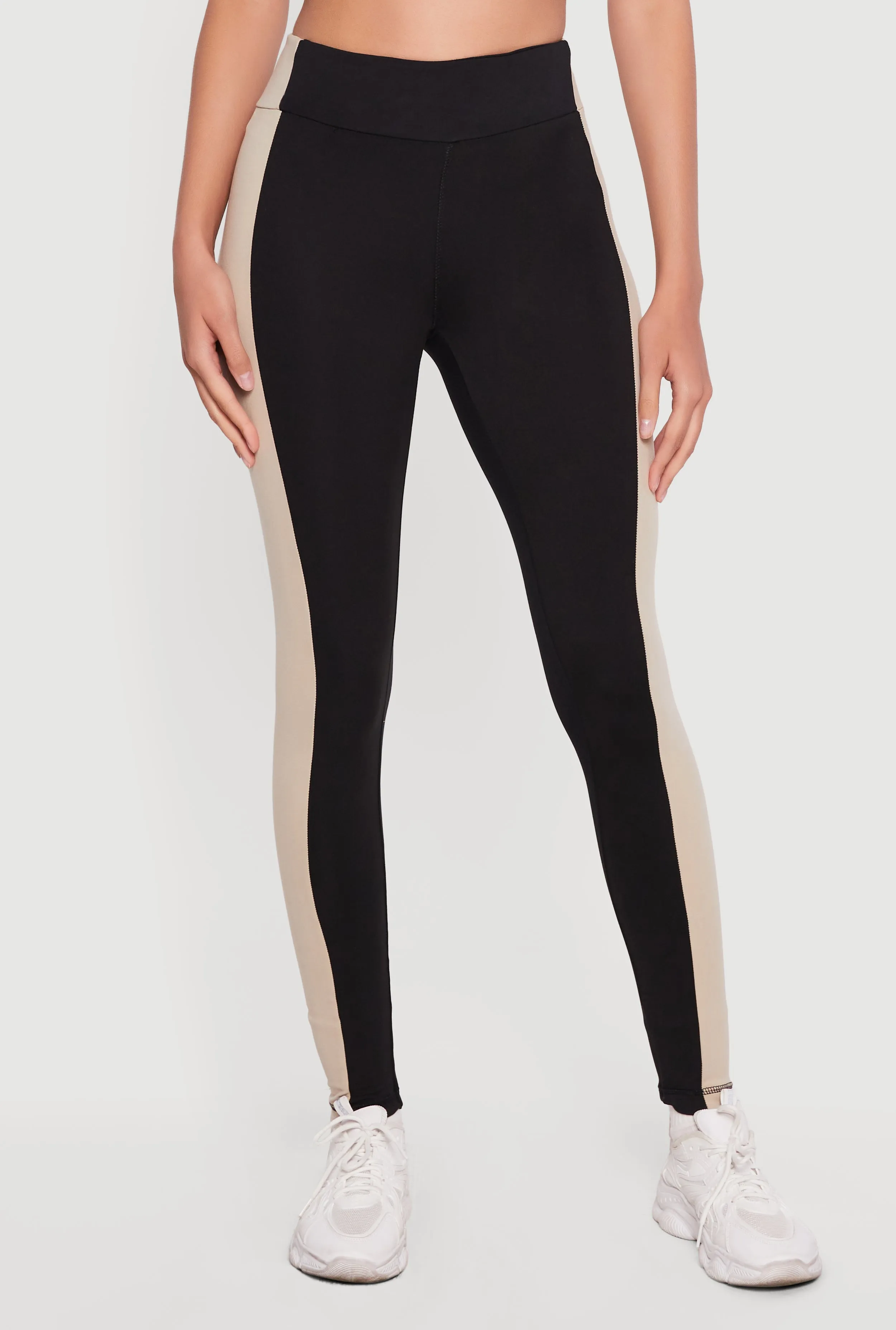 High Waisted Contrast Trim Leggings sold by Rainbow product image thumbnail 3