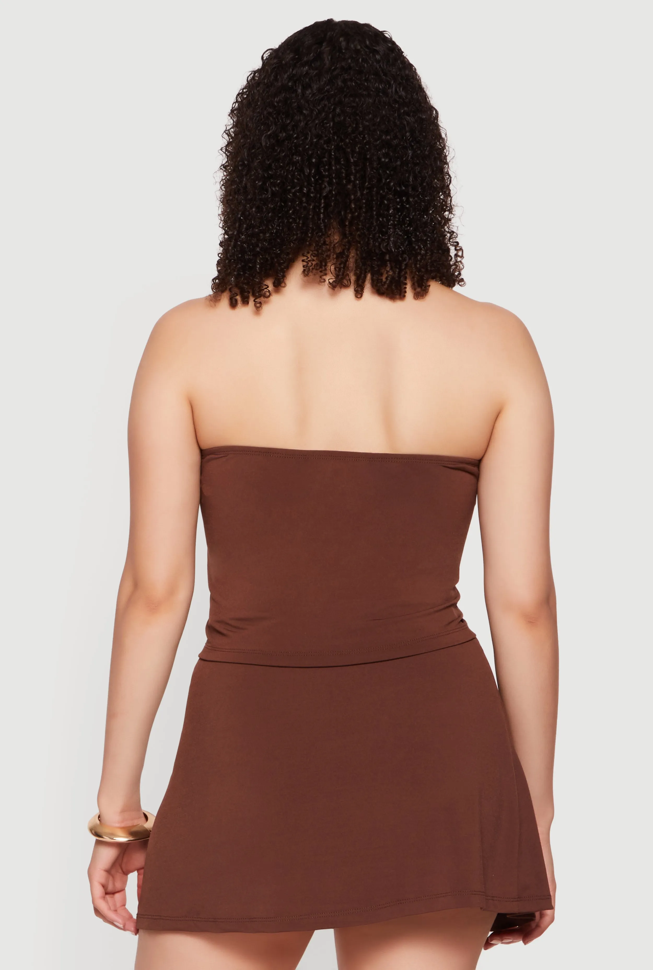 Ruched Front Crop Tube Top sold by Rainbow product image thumbnail 5