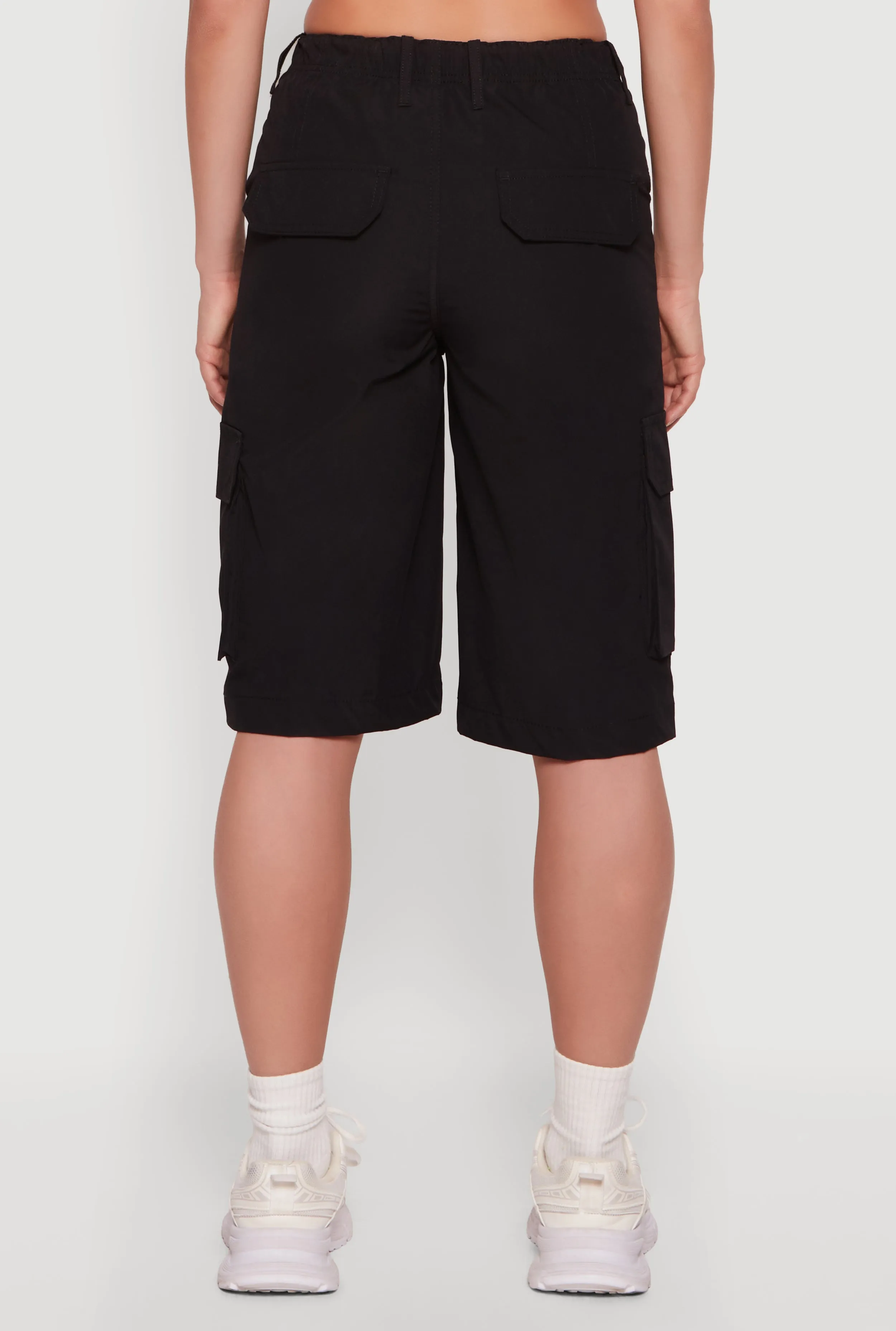 High Waisted Cargo Bermuda Shorts sold by Rainbow product image thumbnail 5