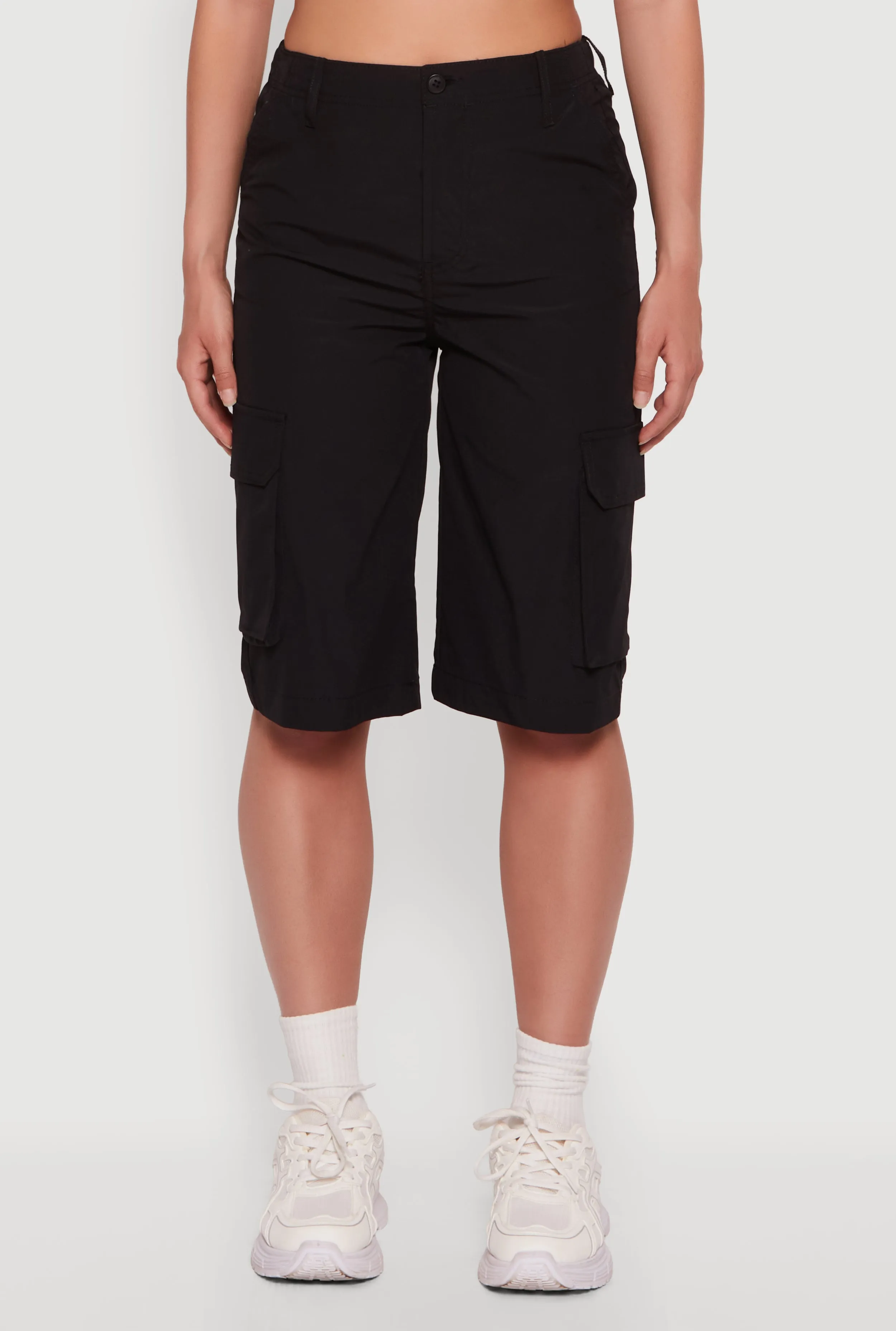 High Waisted Cargo Bermuda Shorts sold by Rainbow product image thumbnail 3