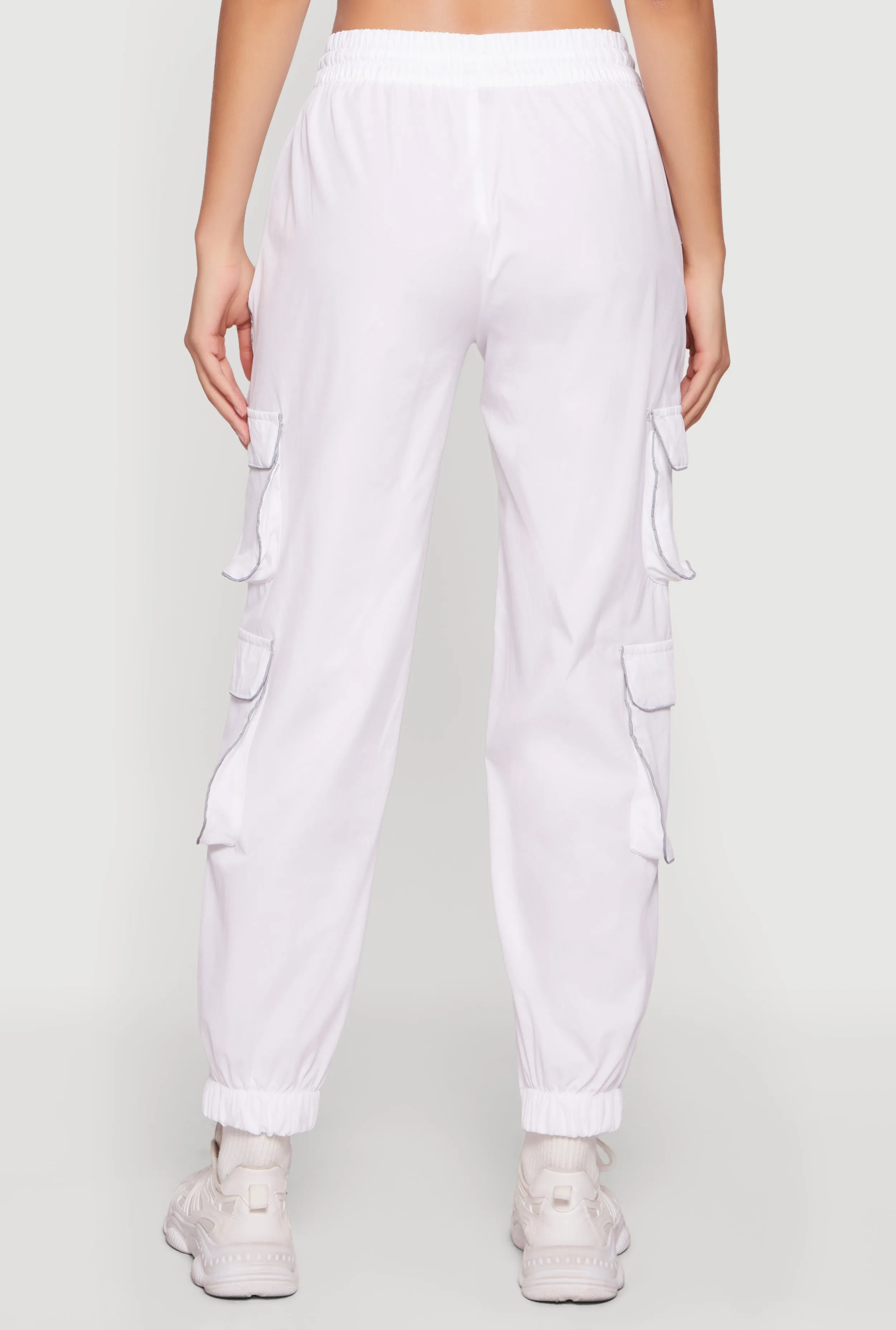 Nylon Drawstring Waist Utility Joggers sold by Rainbow product image thumbnail 5