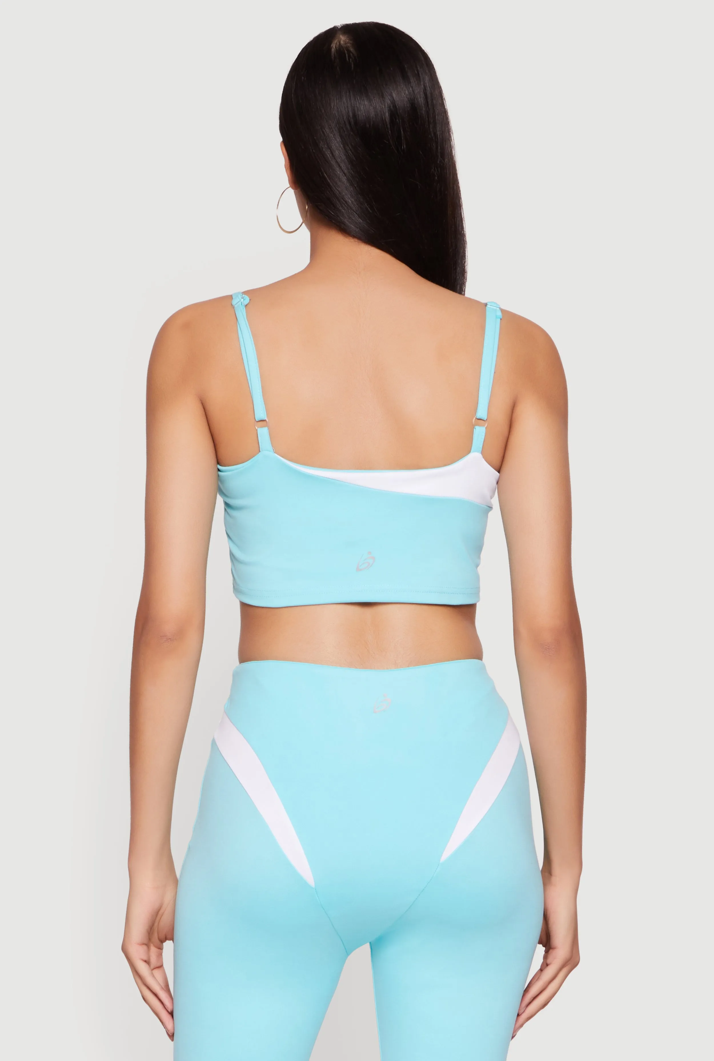Color Blocked Crop Cami sold by Rainbow product image thumbnail 5