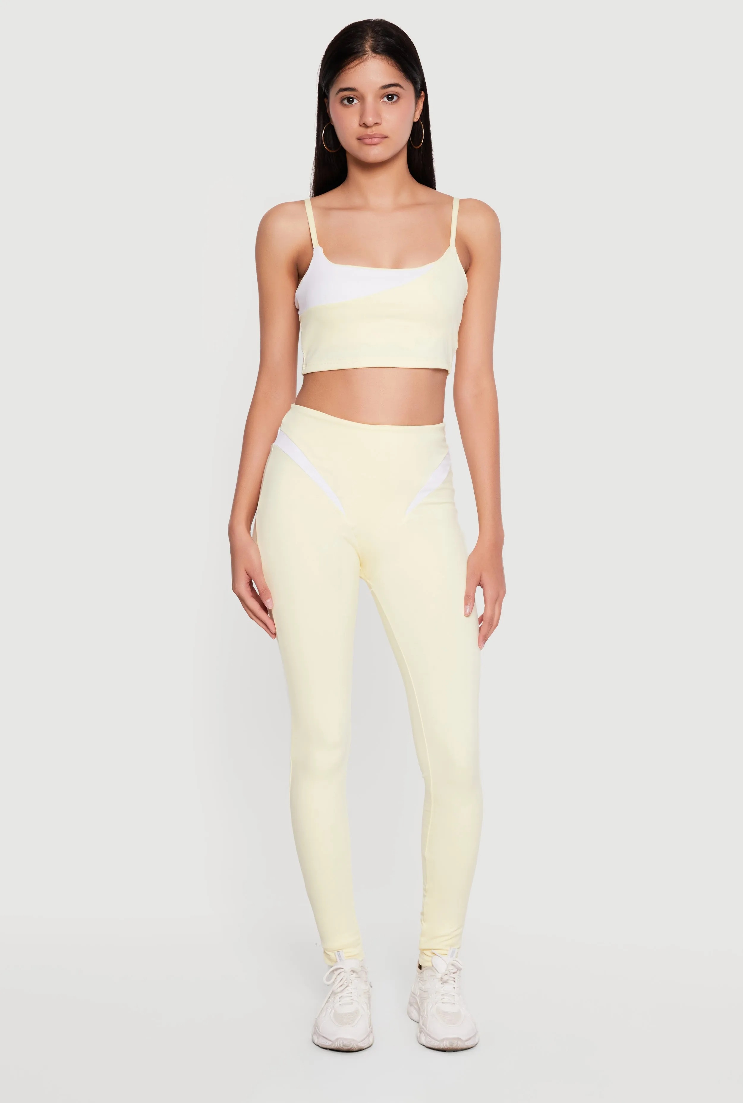 Contrast Trim High Waisted Leggings sold by Rainbow product image thumbnail 2