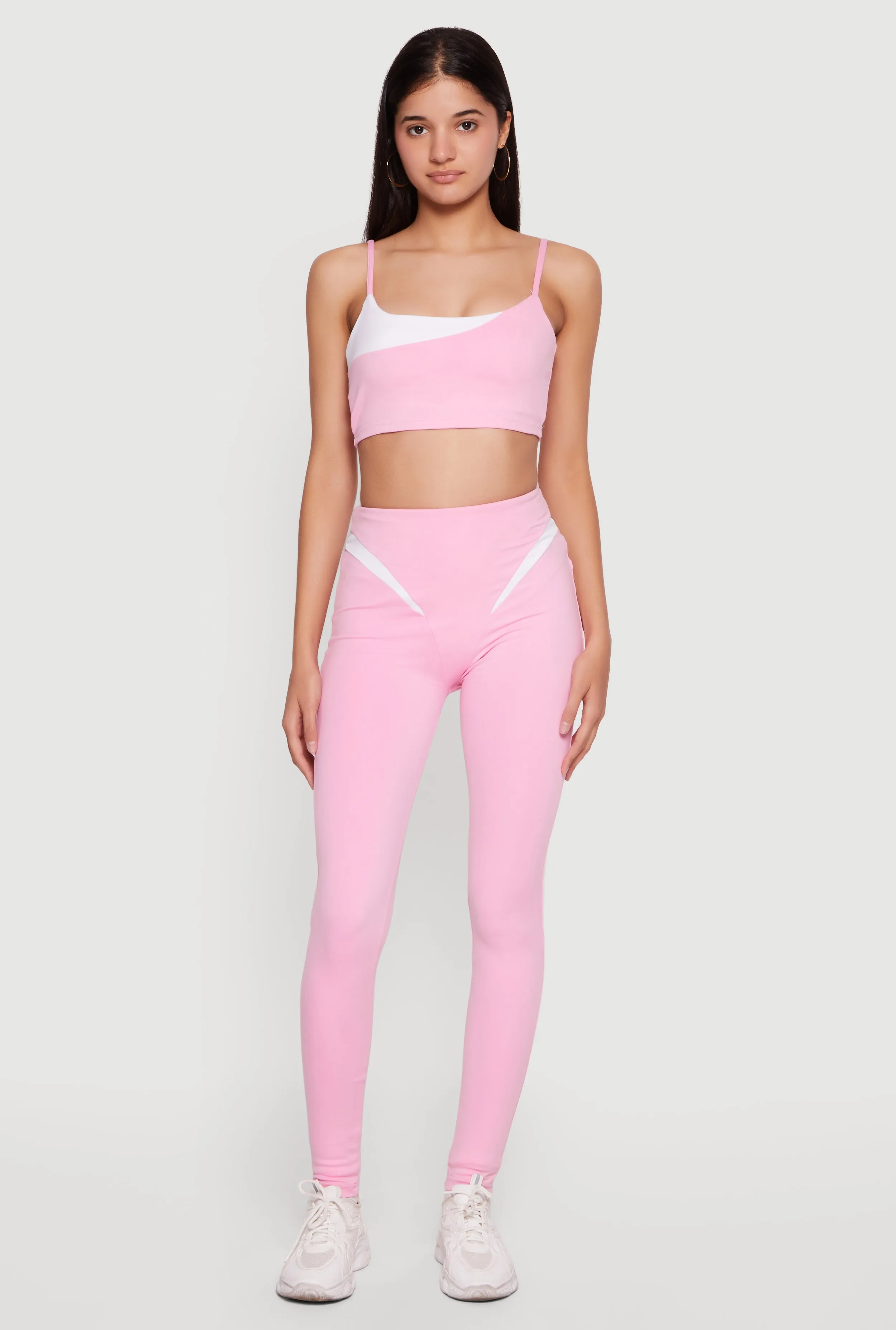 Contrast Trim High Waisted Leggings sold by Rainbow product image thumbnail 3
