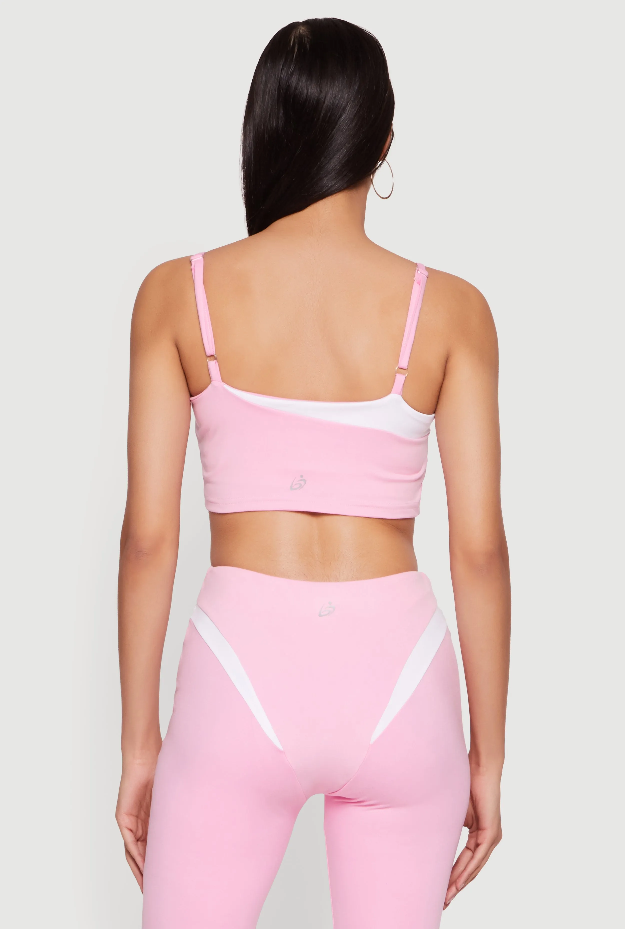 Color Blocked Crop Cami sold by Rainbow product image thumbnail 5
