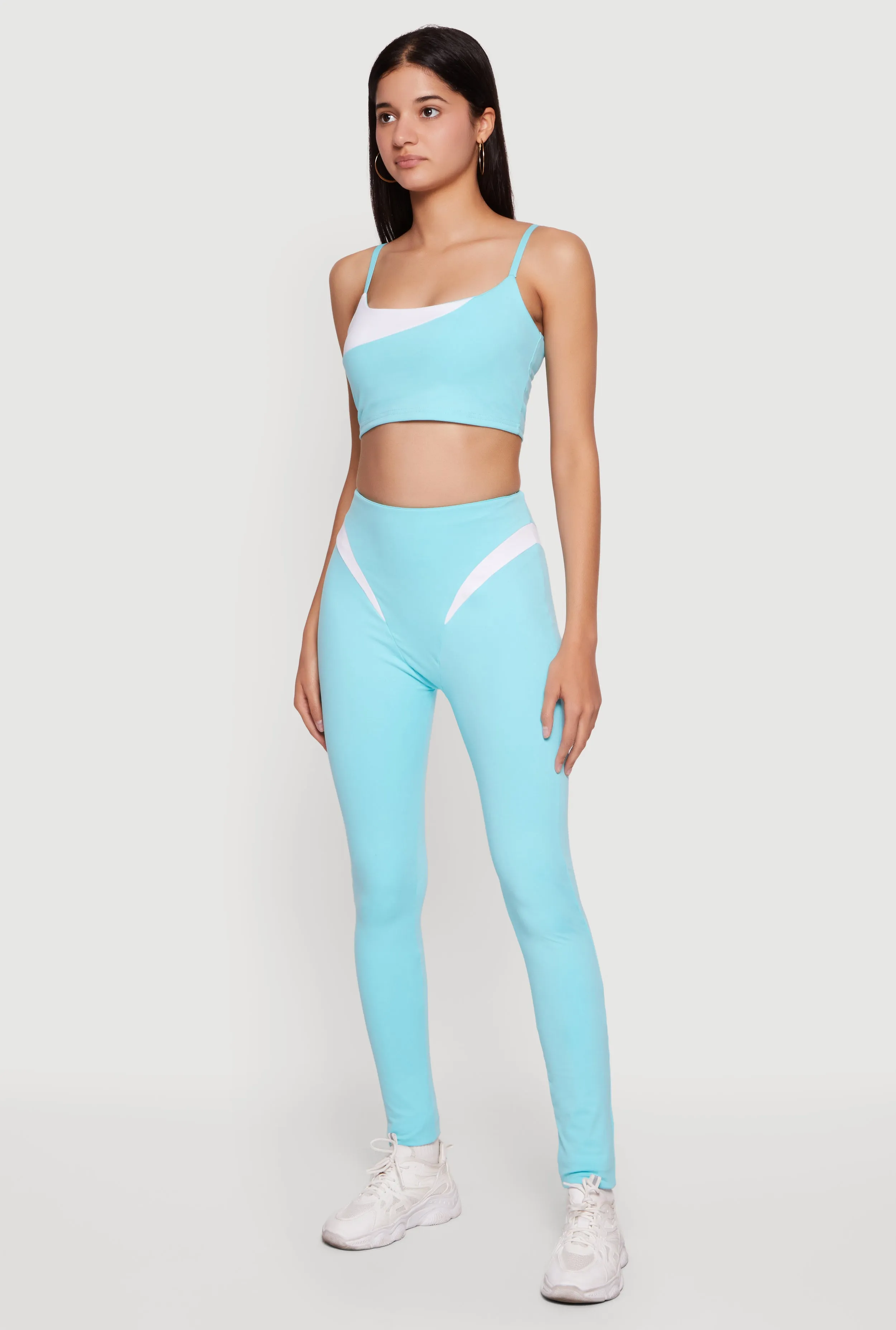 Contrast Trim High Waisted Leggings sold by Rainbow product image thumbnail 2